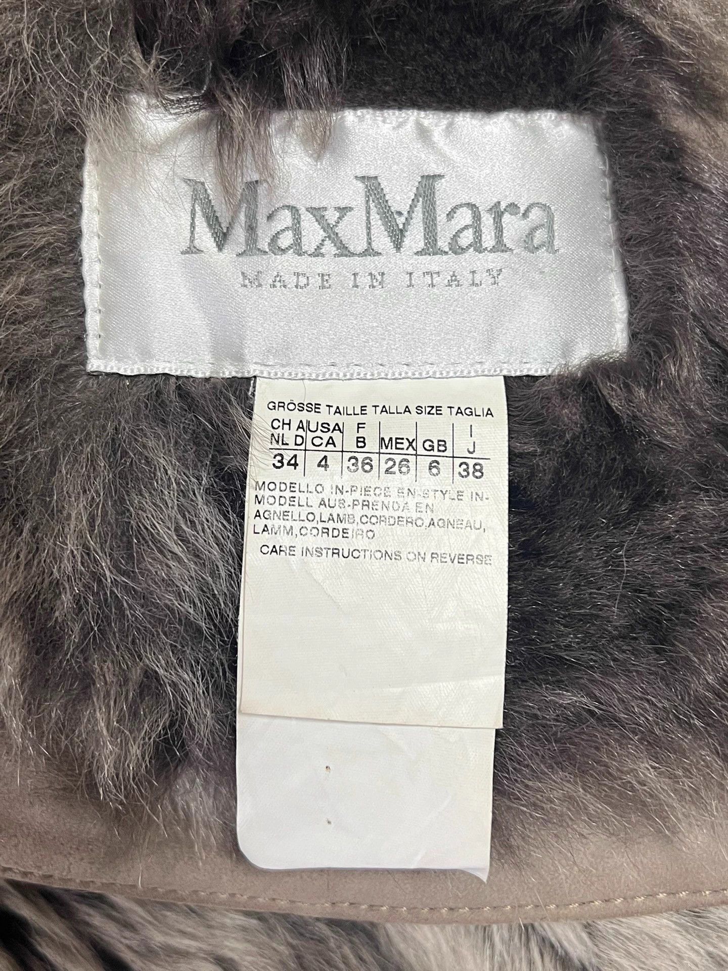 Max Mara Max Mara Short Fur Collar Fall/Winter Coat 38 Size S / US 4 / IT 40 - 7 Thumbnail
