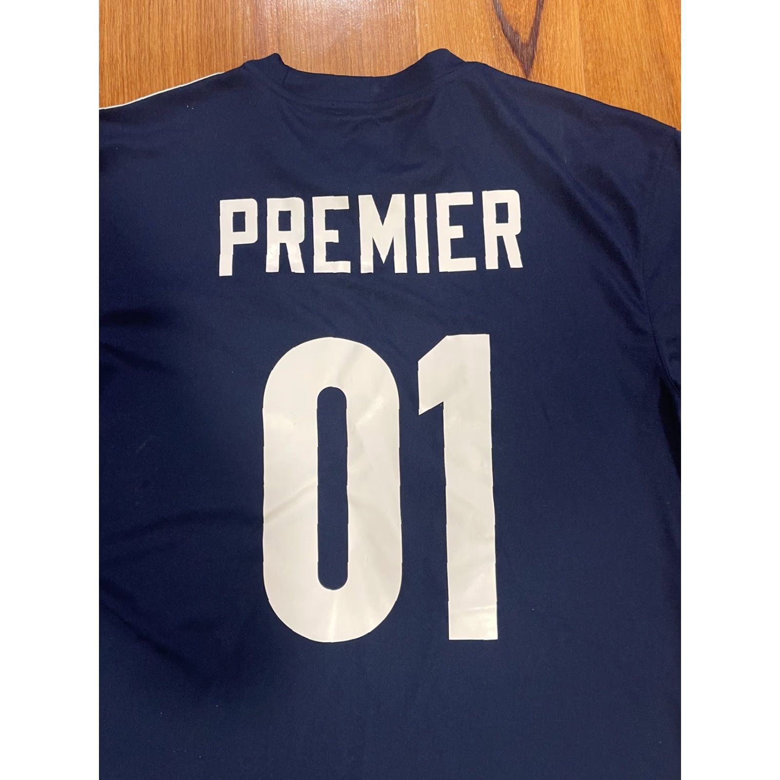 Adidas adidas Soccer Jersey Mens M Skateboarding Premier 2016 Capsule Collection Blue Short Sleeve Crew Neck Pullover Breathable Lightweight Quick Dry Size US M / EU 48-50 / 2 - 5 Thumbnail