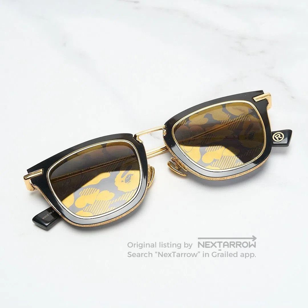 Bape Bape Ape Gold Limited Sunglasses. Size ONE SIZE - 4 Thumbnail