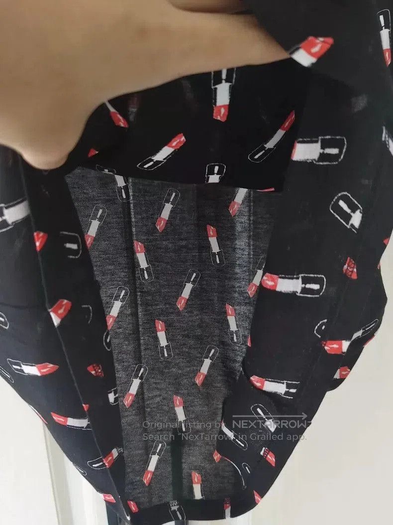 Saint Laurent Paris Saint Laurent Lipstick Print Short Sleeve Tee. Size US M / EU 48-50 / 2 - 4 Thumbnail
