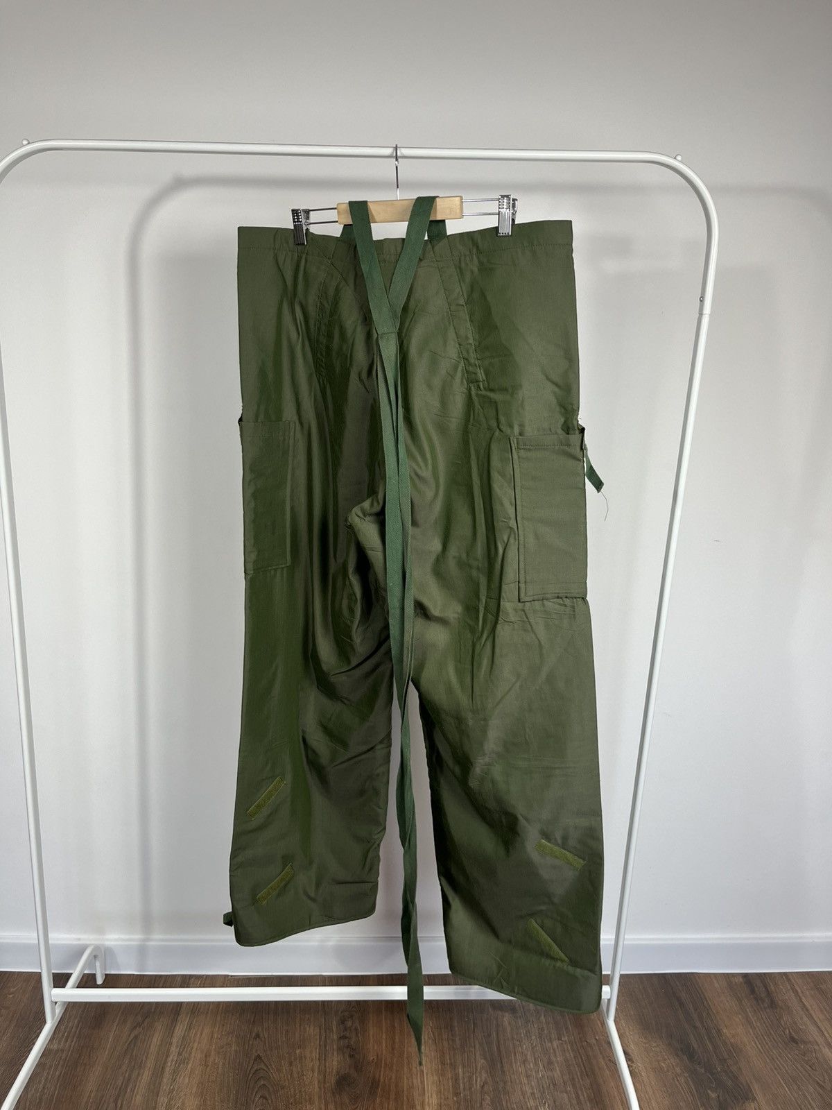 Other Vintage 1982 British Army NBC Mk3 Protective Trousers Green Size US 32 / EU 48 - 13 Thumbnail