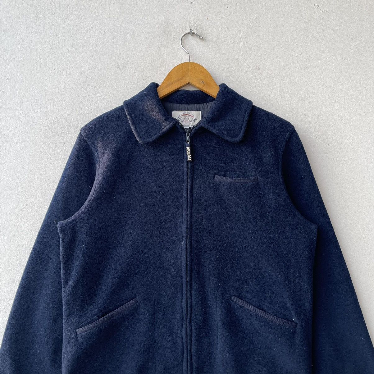 Giorgio Armani Vintage 90s Armani Jeans Archival Technical Fleece Jacket Size US M / EU 48-50 / 2 - 5 Thumbnail
