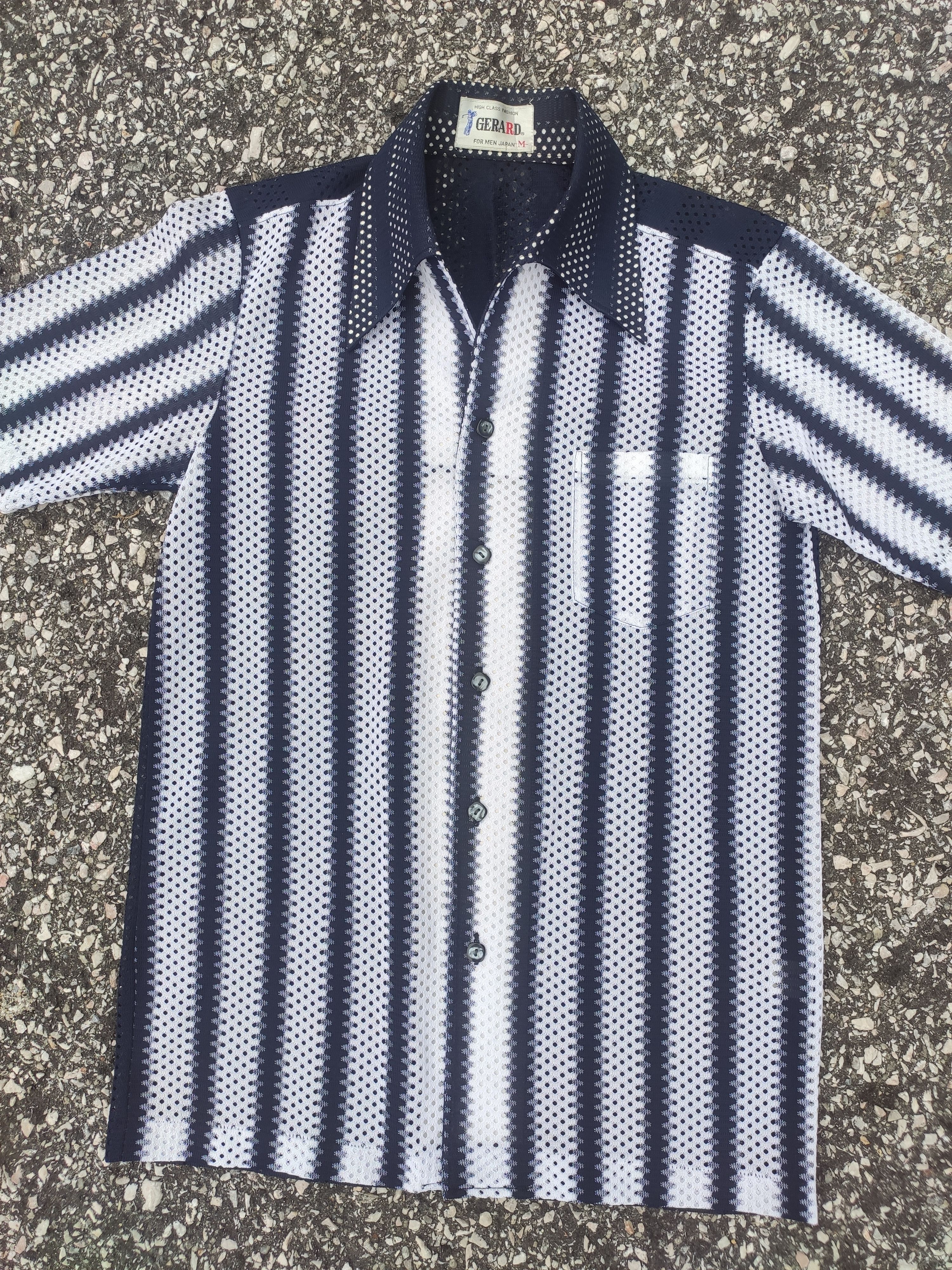 Japanese Brand × Vintage GERARD Summer Hollow Button Ups / Down Shirt Size US S / EU 44-46 / 1 - 2 Thumbnail