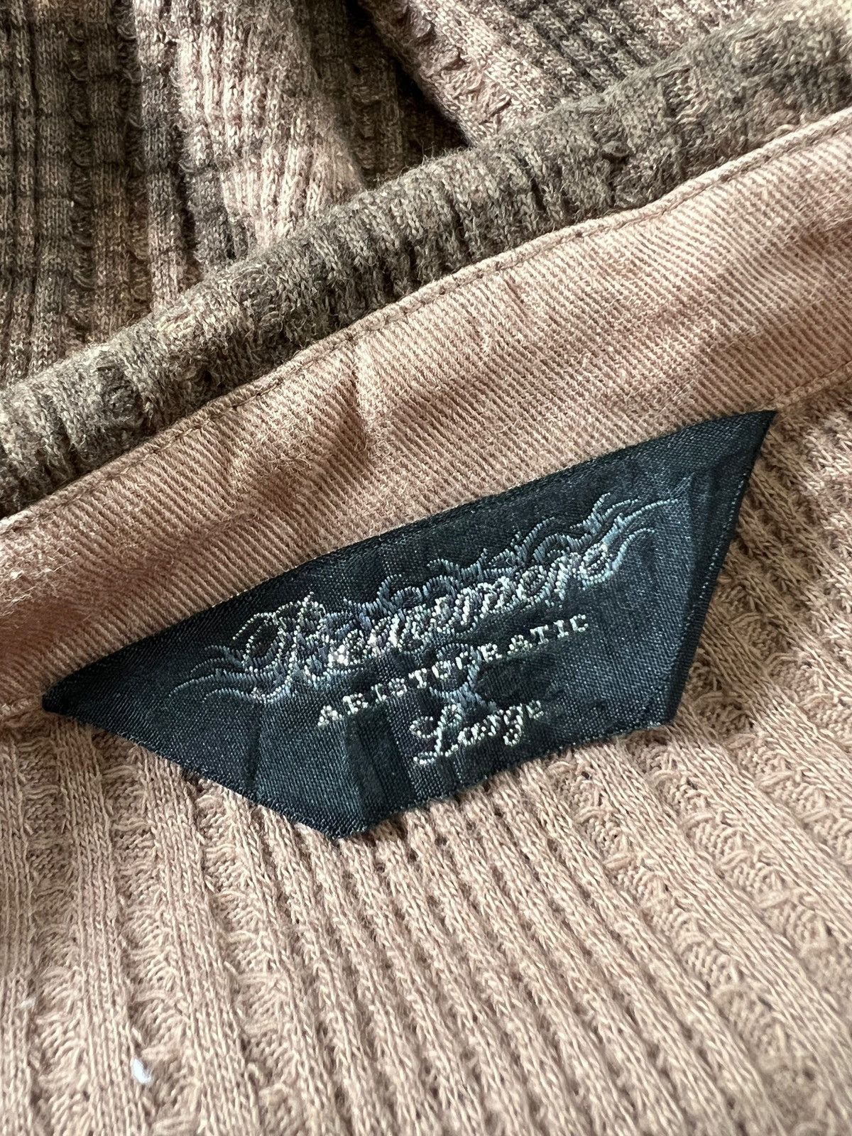 Japanese Brand Beaumere Aristocratic Bleached Metal Lace Longsleeve Shirt Size US M / EU 48-50 / 2 - 10 Thumbnail
