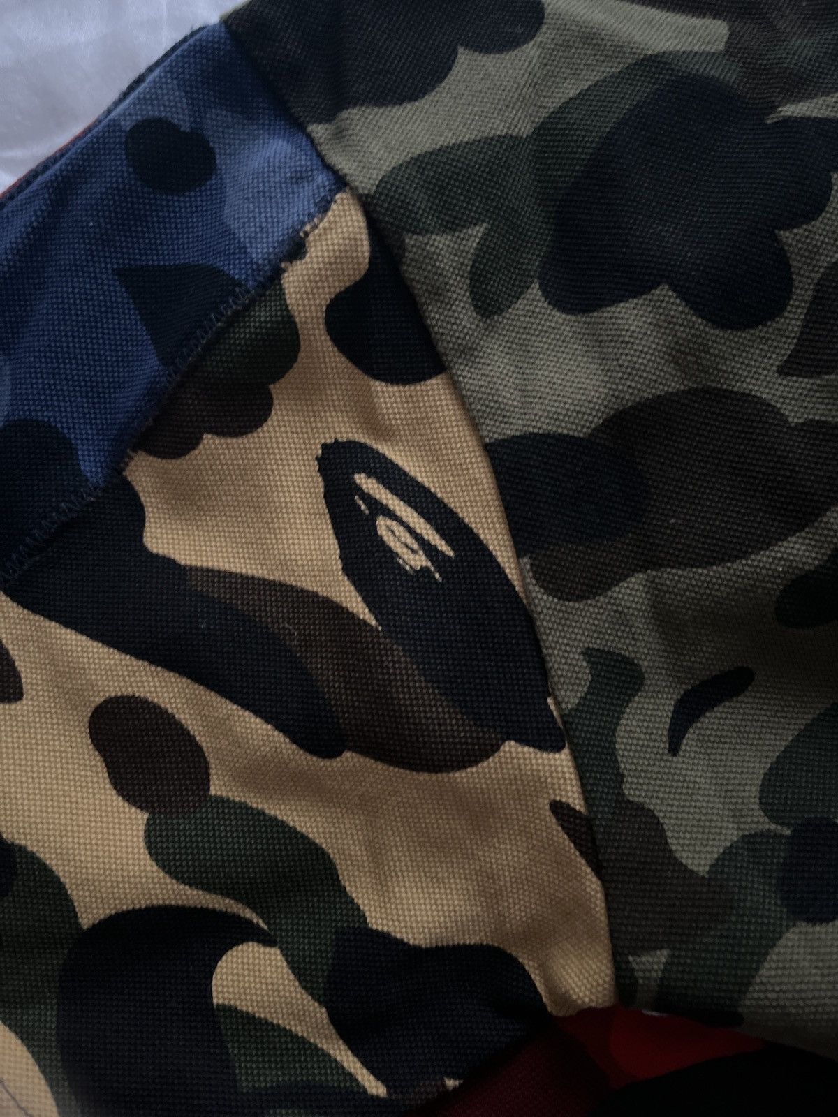 Bape Mix Camo Relaxed Side Shark Polo Size US S / EU 44-46 / 1 - 4 Thumbnail