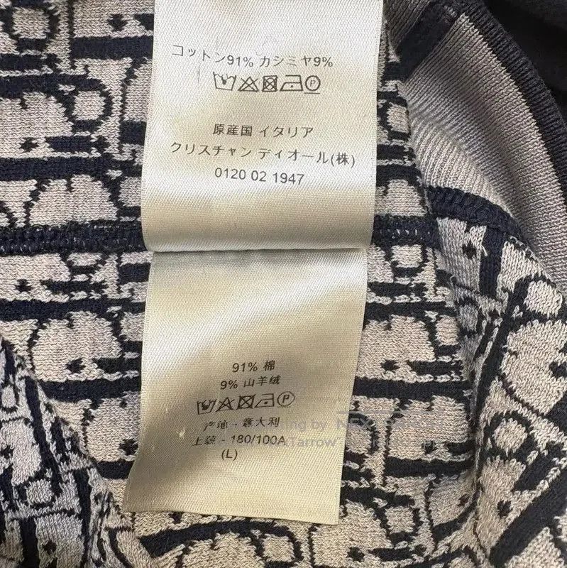 Dior Dior Women's Long Sleeve Cardigan in Deep Blue . Size L / US 10 / IT 46 - 8 Thumbnail