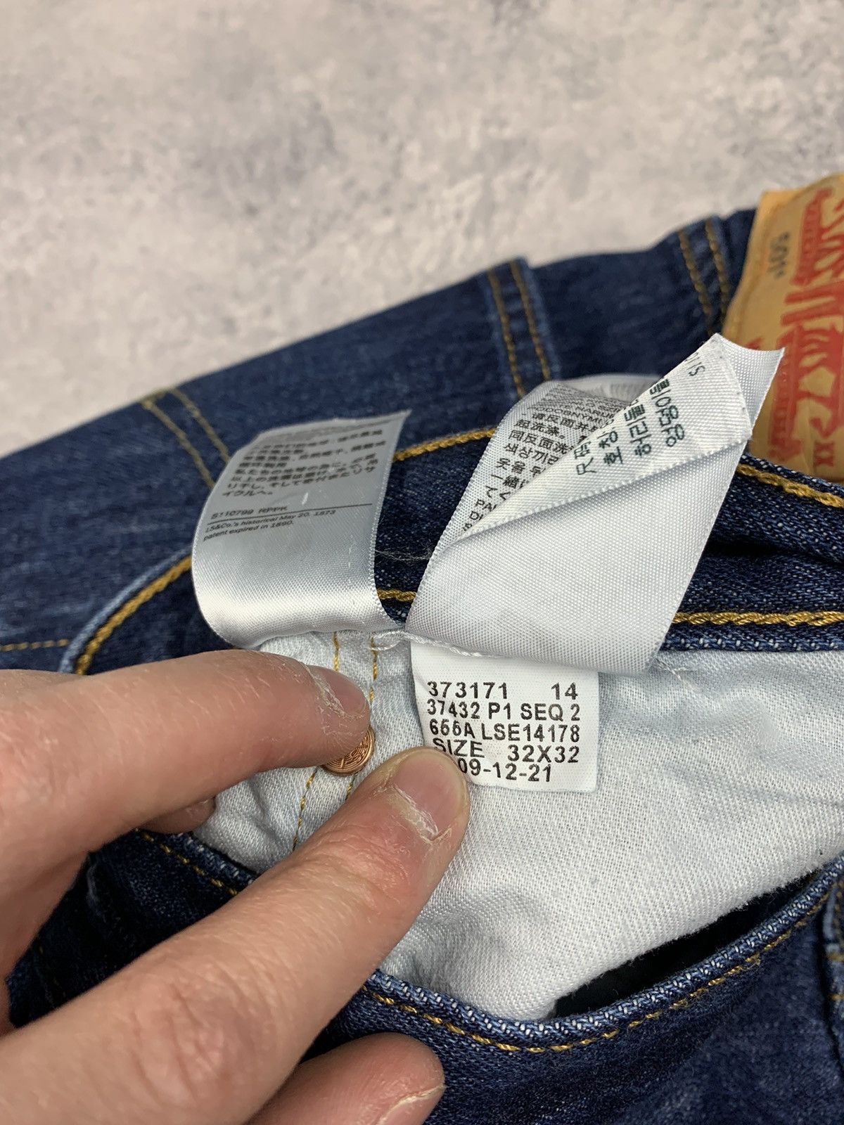 Levi's Men’s Levi’s 501 Straight Jeans Size W32L32 Blue Size US 32 / EU 48 - 13 Thumbnail