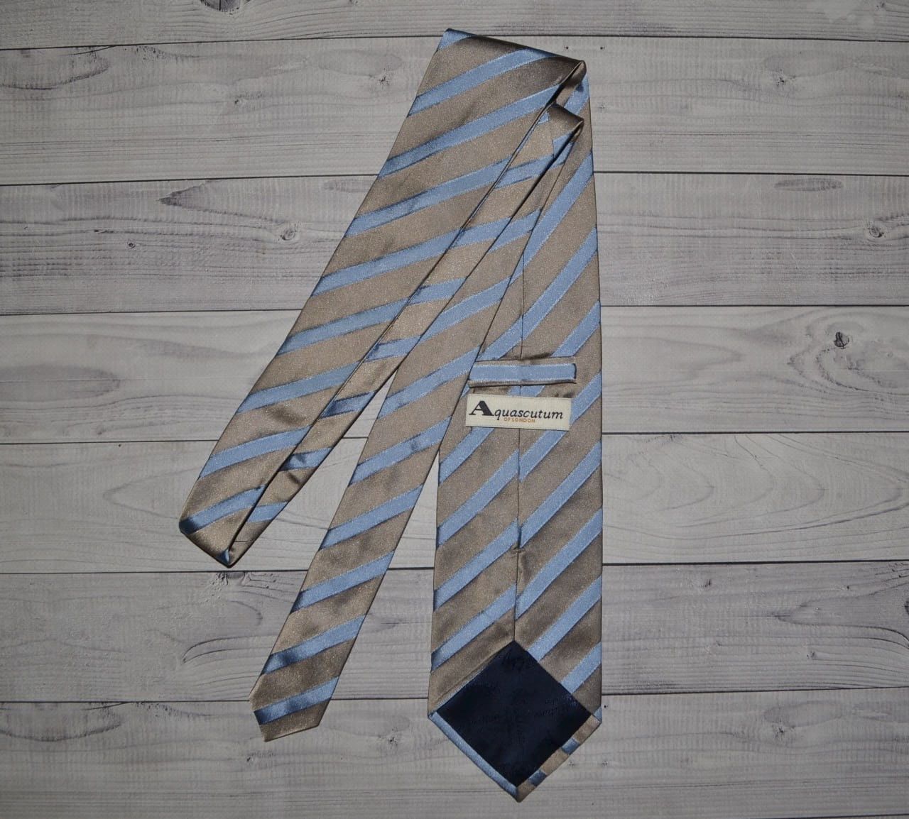 Aquascutum Aquascutum Tie Silk Made In Italy Size ONE SIZE - 4 Thumbnail