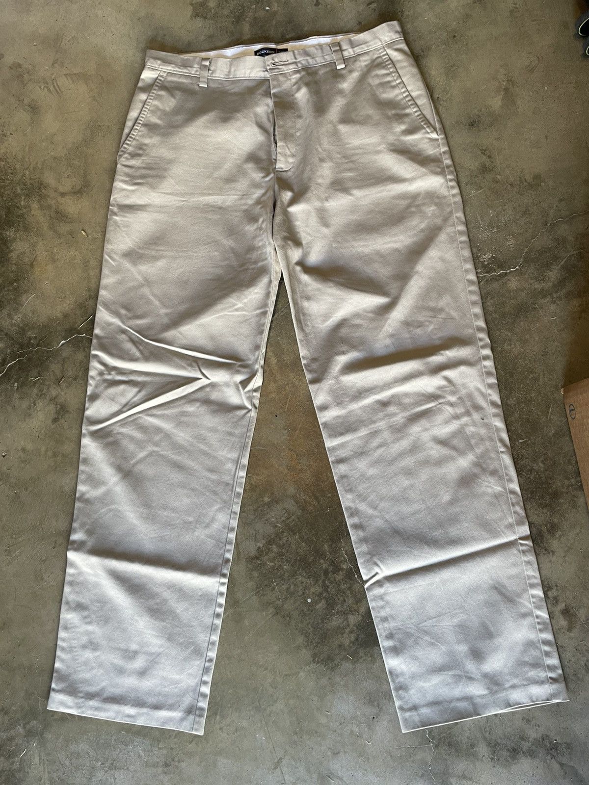 Dockers × Vintage Khaki Dockers Wide leg Chinos Size US 34 / EU 50 - 1 Thumbnail