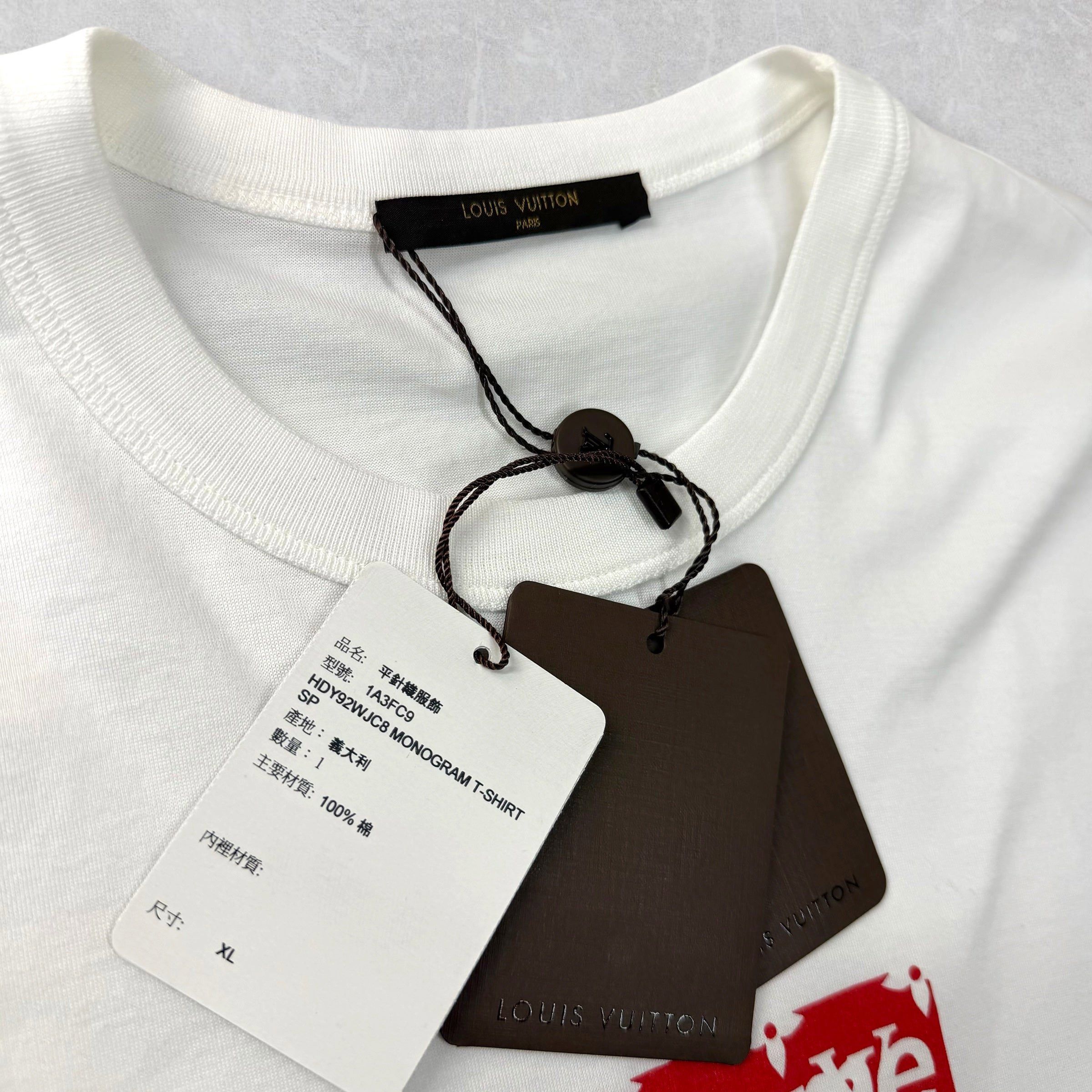 Louis Vuitton Louis Vuitton x Supreme Box Logo Tee XL Size US XL / EU 56 / 4 - 4 Thumbnail