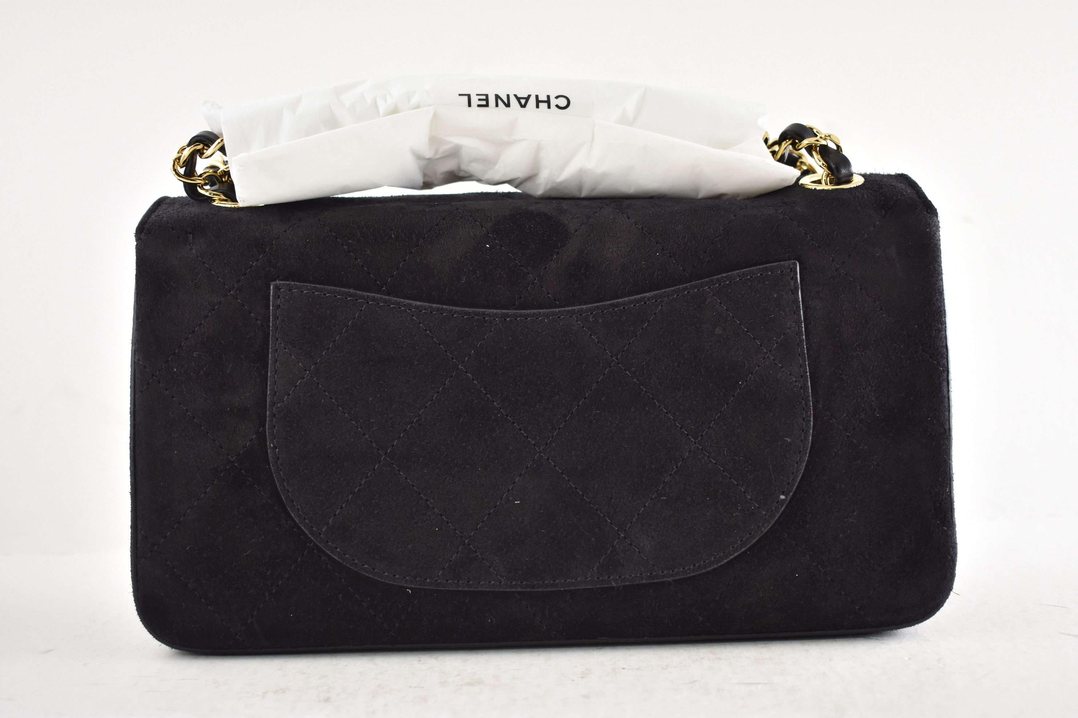 Chanel 26S Maxi Souplissimo Small Medium Suede CC Logo Flap Bag Size ONE SIZE - 7 Thumbnail