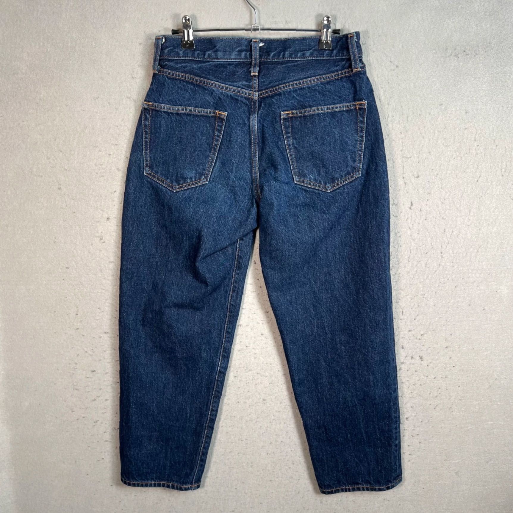 Muji MUJI Jeans WOMENS High-Waisted Blue Denim Straight Leg 27 in Waist 24 in Inseam Size 10 Cotton Vintage No Womens Size 32" / US 10 / IT 46 - 2 Thumbnail