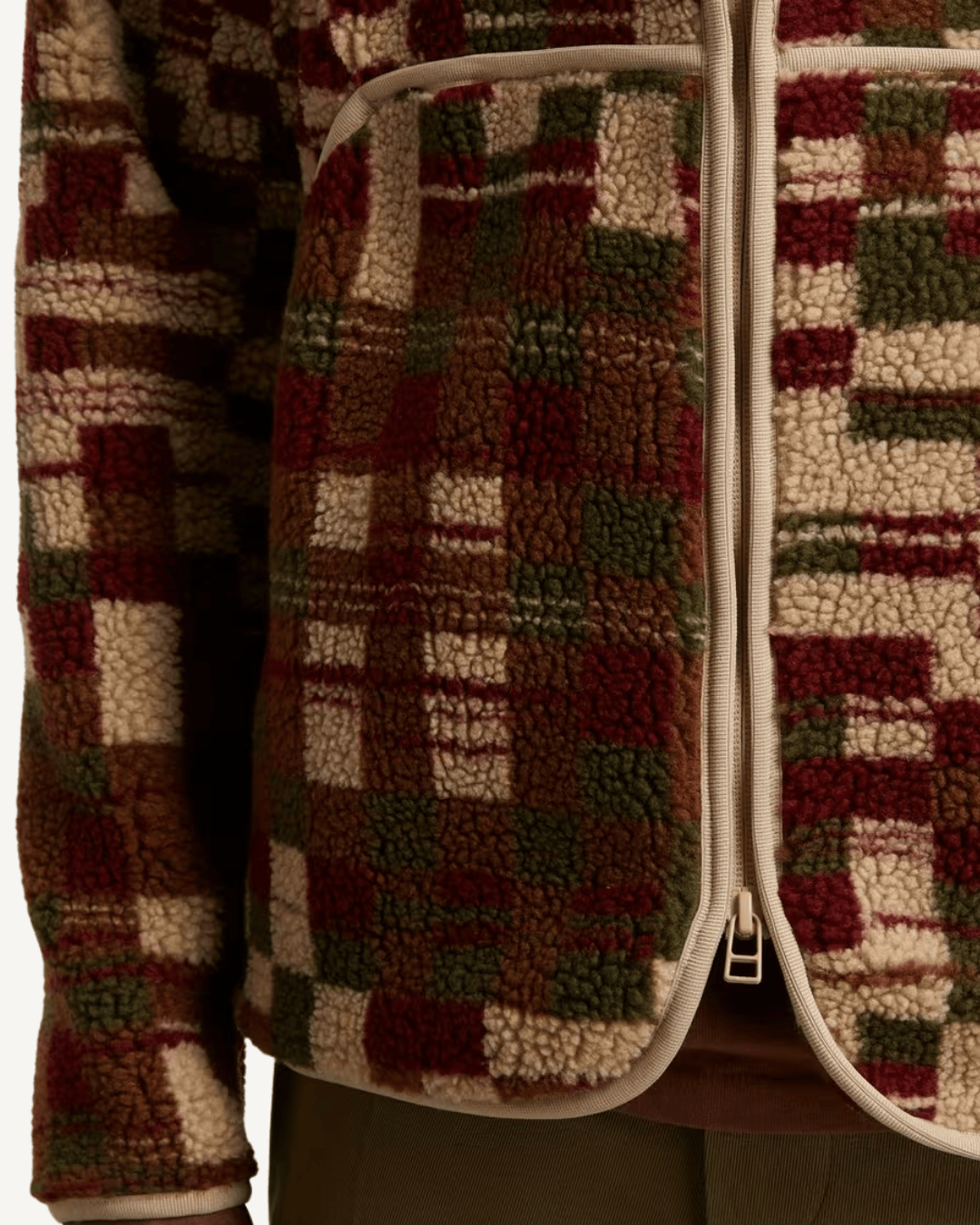 Folk Folk Clothing - Puzzle Fleece Jacket Size US XL / EU 56 / 4 - 4 Thumbnail