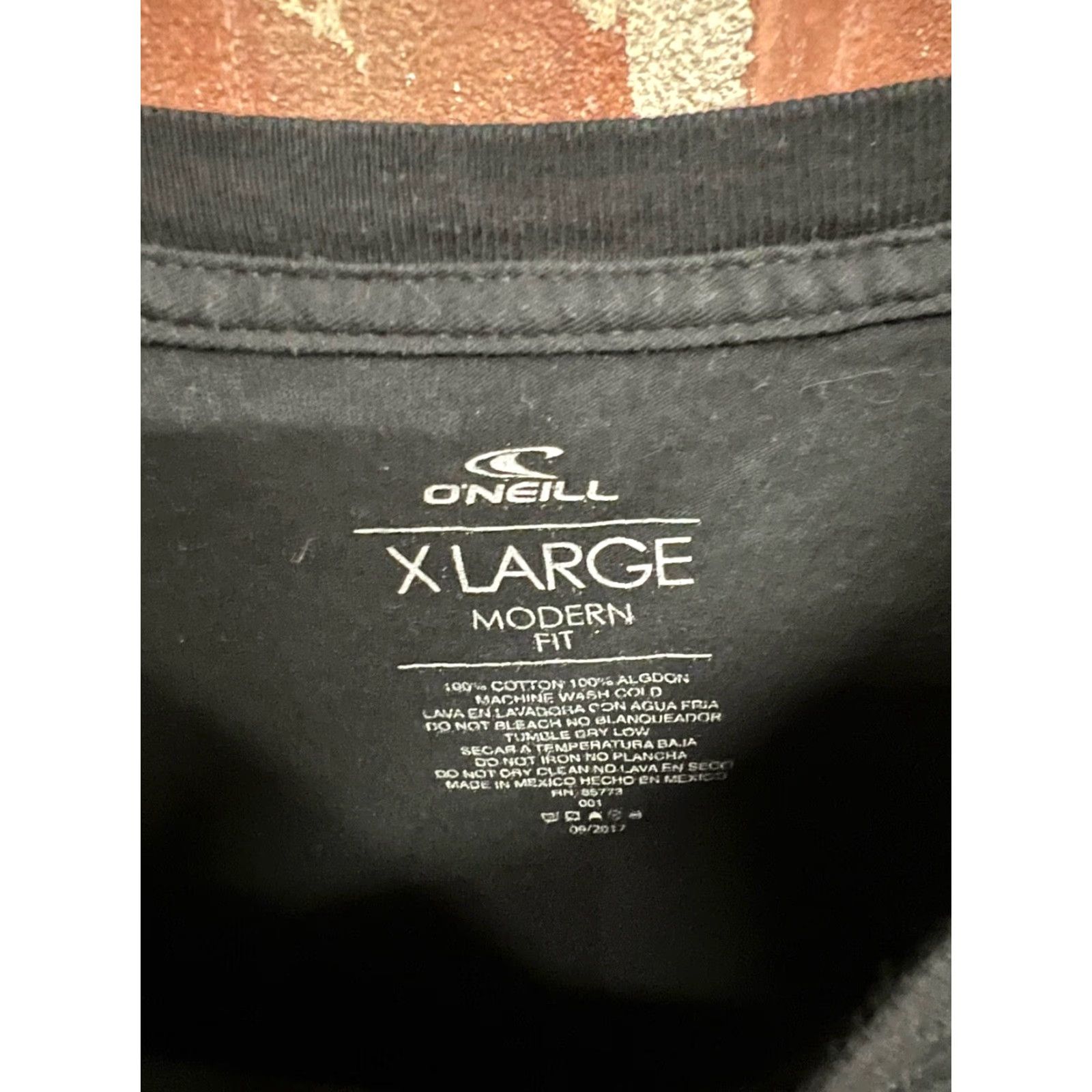 O'Neill O'Neill Shirt Adult XL Modern Fit Black Crew Neck Men's Logo Surf Beach Shirt Performance T-Shirt Beach Mens XL Black Cotton Knit Modern Logo Size US XL / EU 56 / 4 - 3 Thumbnail
