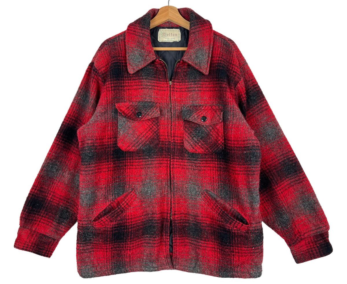 Filson 🔥 VINTAGE 50s MELTON PLAID CHECKER WOOL THINSULATE JACKET Size US L / EU 52-54 / 3 - 1 Thumbnail