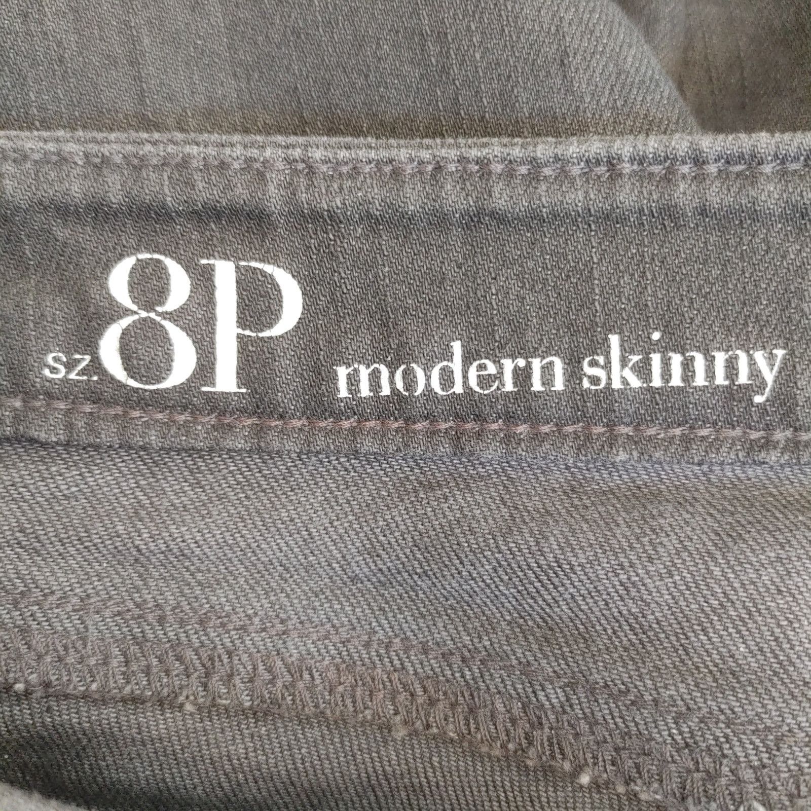 Loft Loft Women's 8 Petite Modern Skinny Dark Gray Wash Jeans Size 30" / US 8 / IT 44 - 4 Thumbnail
