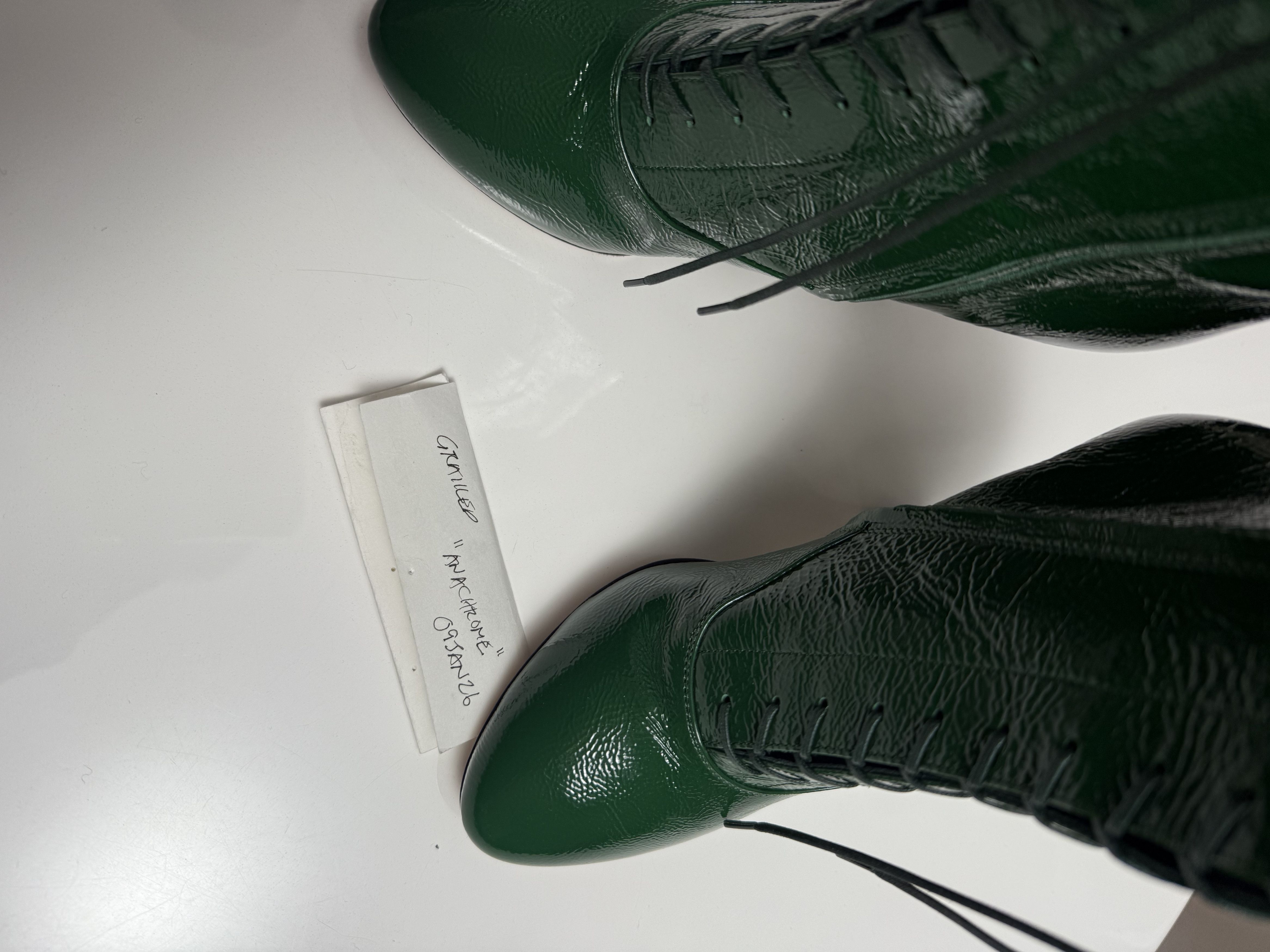 Miu Miu Patent Leather Knee High Boots I Size US 5 / IT 35 - 6 Thumbnail