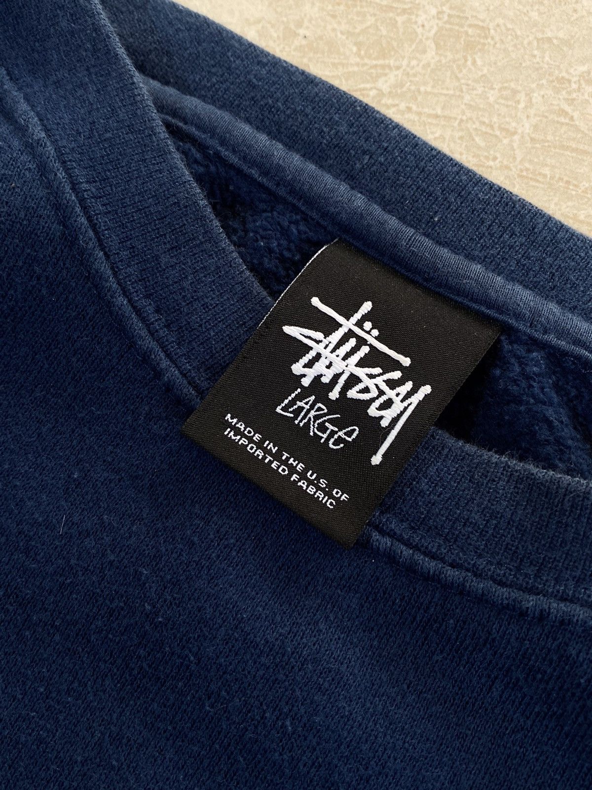 Stussy RARE VINTAGE Stussy Blue Sweatshirt Size US L / EU 52-54 / 3 - 7 Thumbnail
