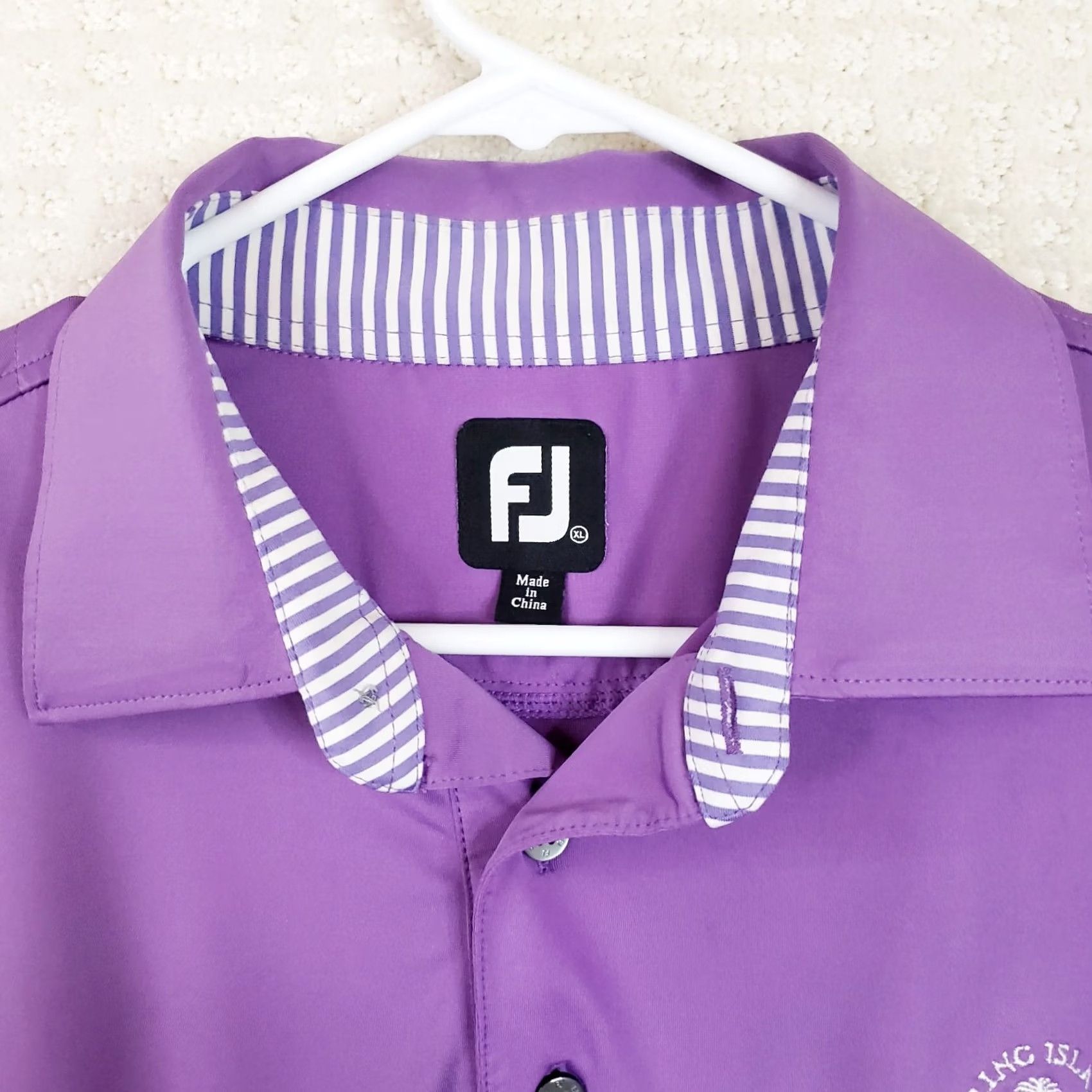 Footjoy FootJoy Polo Shirt Mens XL Purple Golf Polo Stretch Performance Breathable Shirt Polo NikeOops Size US XL / EU 56 / 4 - 6 Thumbnail