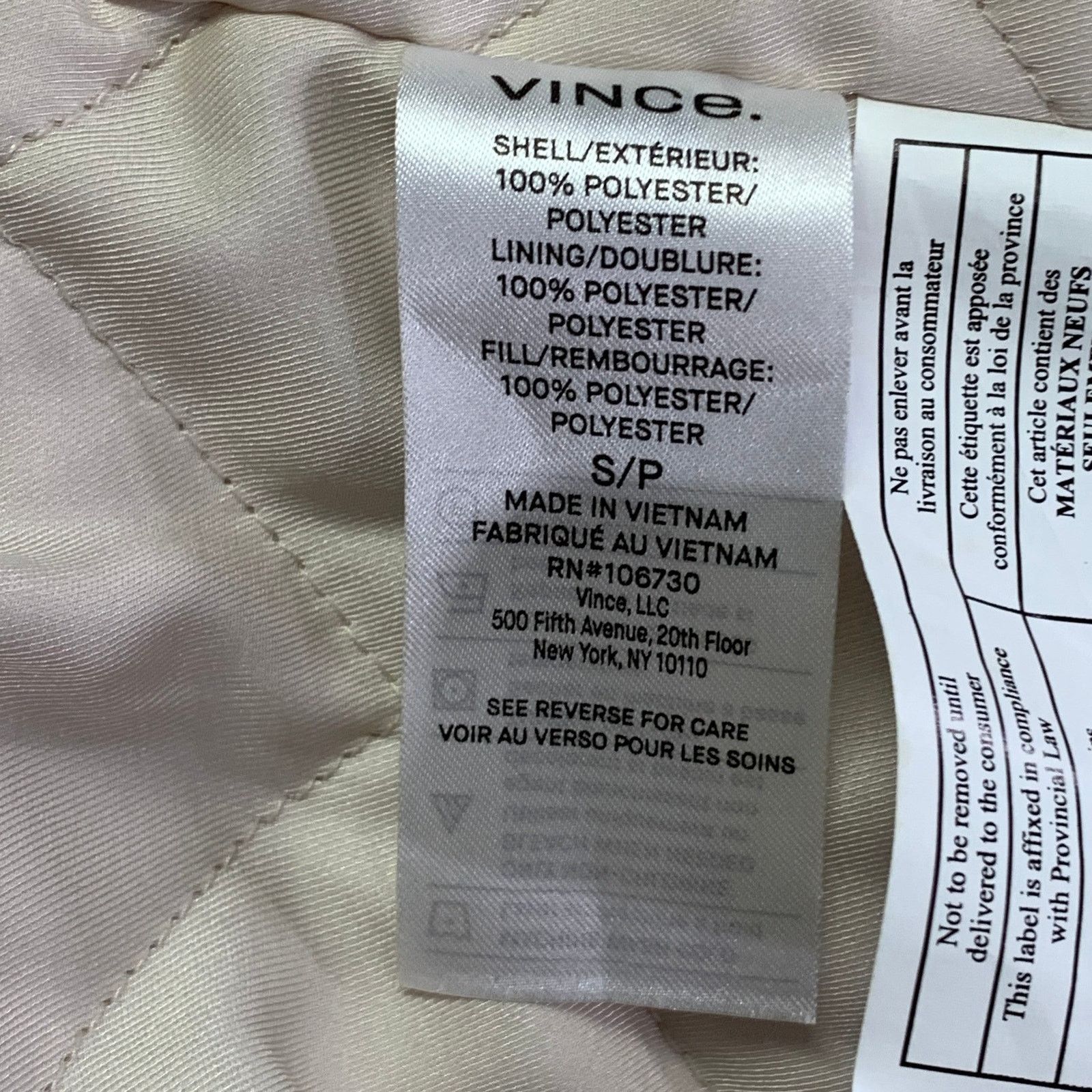 Vince VINCE Size S Cream Faux Shearling Hidden Buttons Jacket Size S / US 4 / IT 40 - 7 Thumbnail