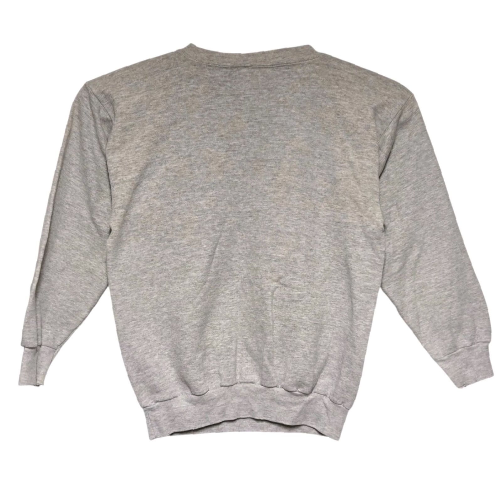 Vintage VINTAGE Sweatshirt Cowboy Country From Head To Toe Gray Large Adult Men 1990s 80s 90s Pullover Size US L / EU 52-54 / 3 - 3 Thumbnail