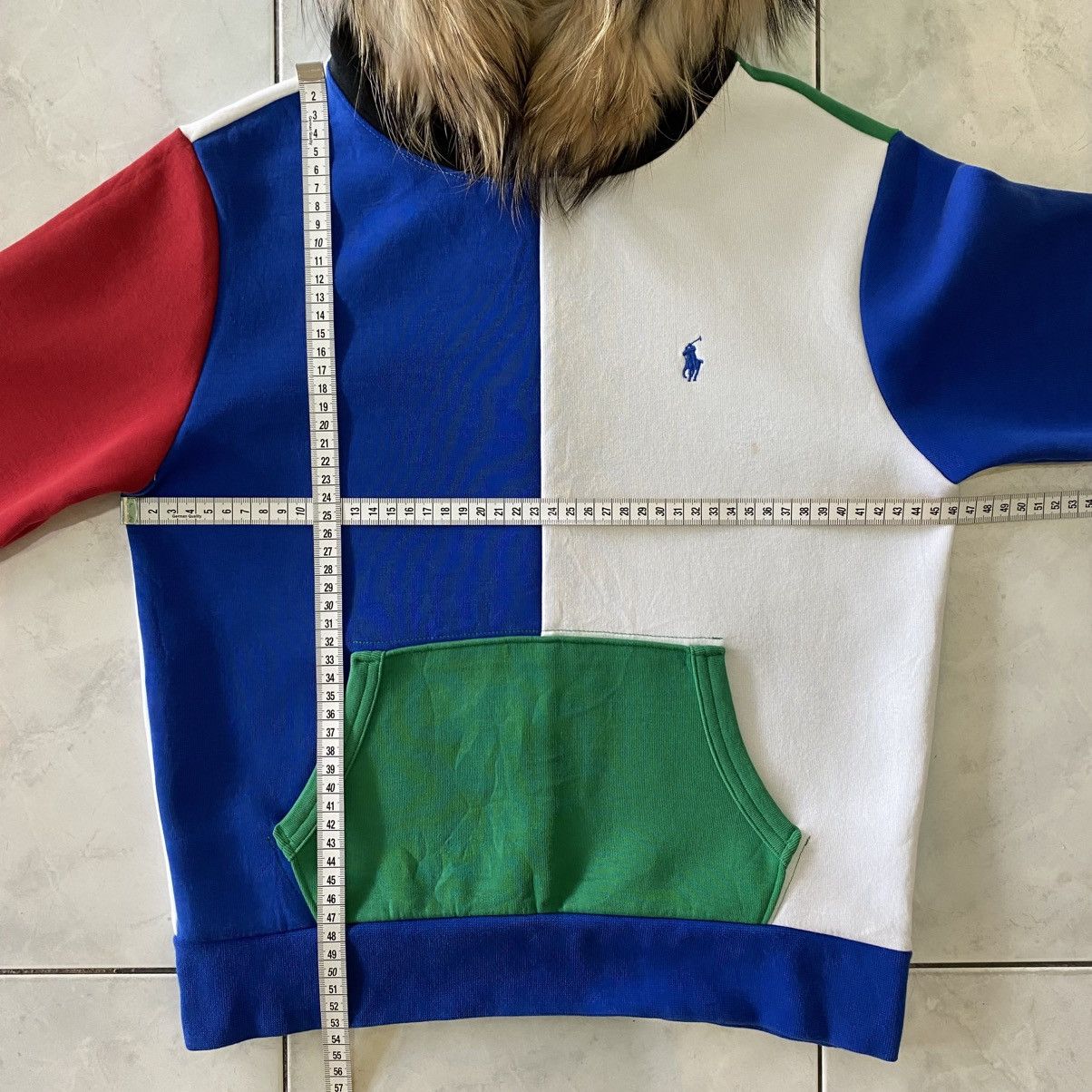 Japanese Brand FUR Polo Ralph Lauren Colorblock Hood Multicolor Streetwear Size US M / EU 48-50 / 2 - 23 Thumbnail