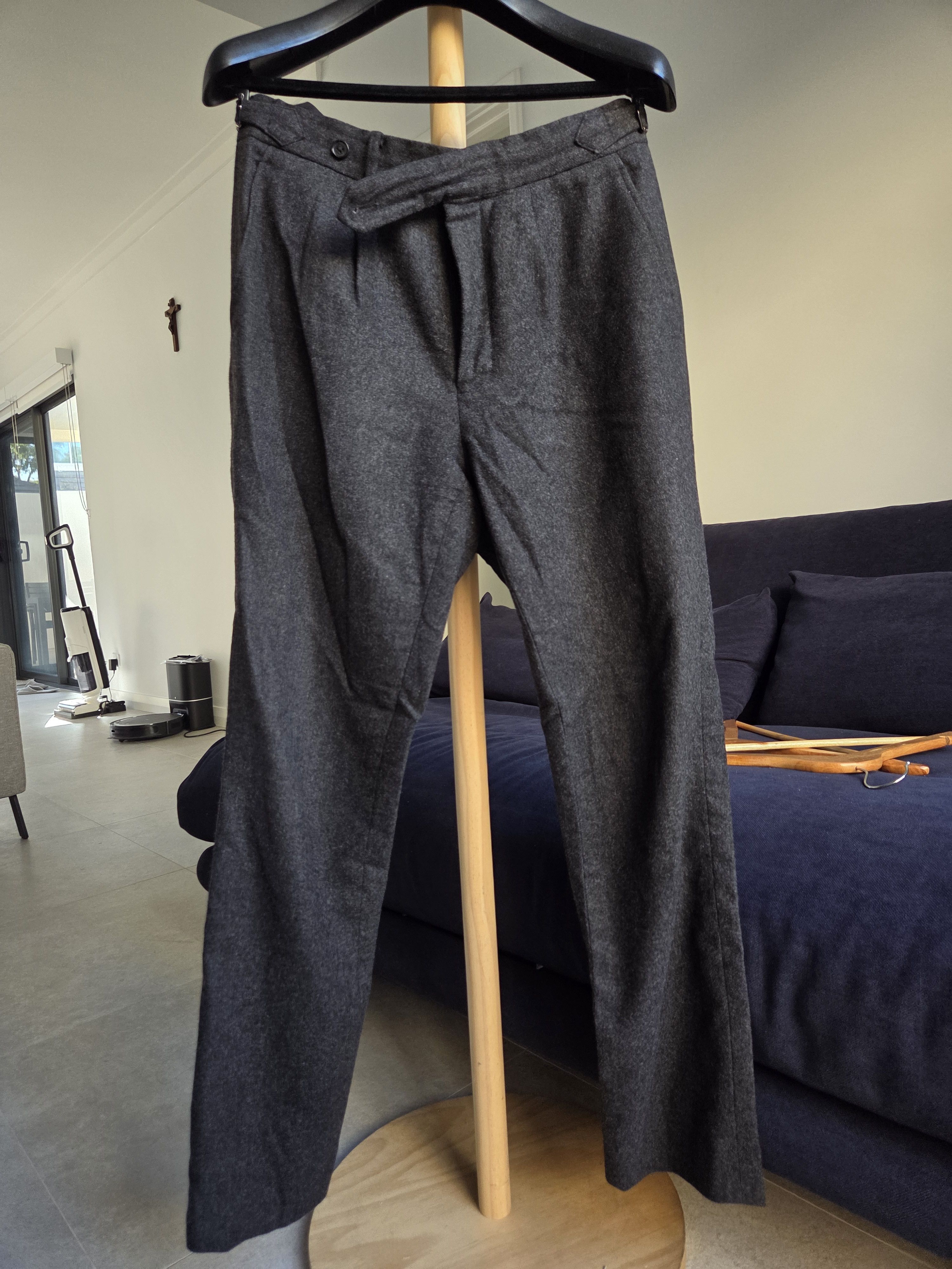 Spier & Mackay Slim High Rise Charcoal Trousers Size US 28 / EU 44 - 1 Thumbnail