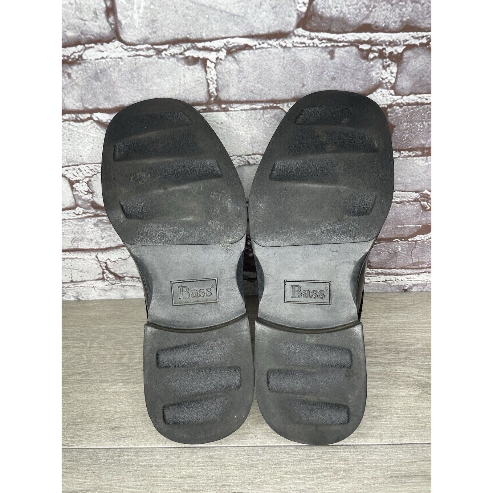 G.H. Bass & Co. Bass Waterproof Equity Black Leather Monk Strap Buckle Loafe Size US 9.5 / EU 42-43 - 16 Thumbnail