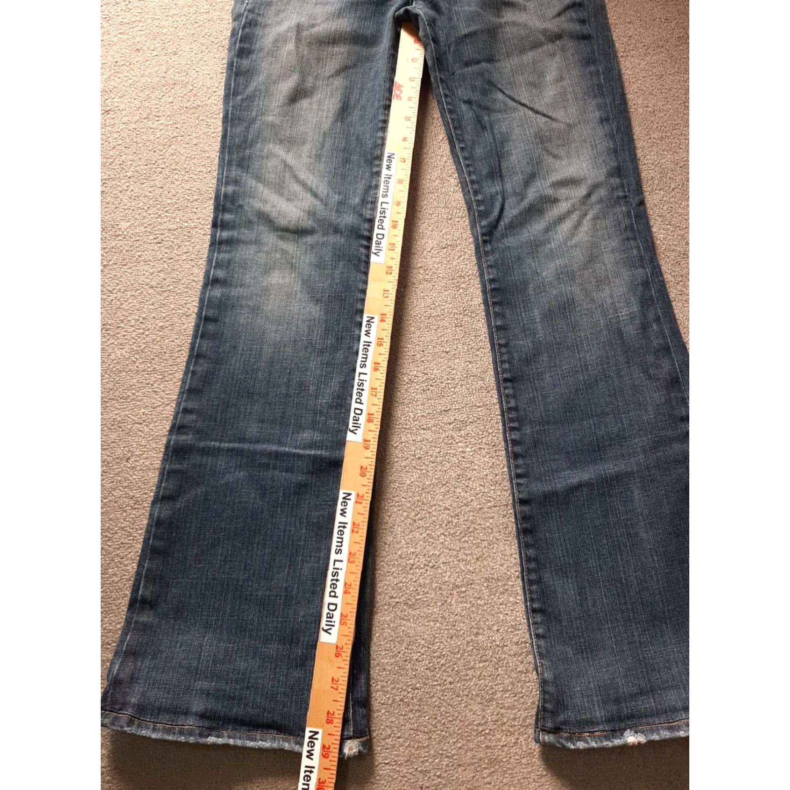 Paige Paige Jeans Womens 28x30 Blue Bootcut Denim Regular Pockets Boho Vintage? No — skip. Size 28" / US 6 / IT 42 - 3 Thumbnail