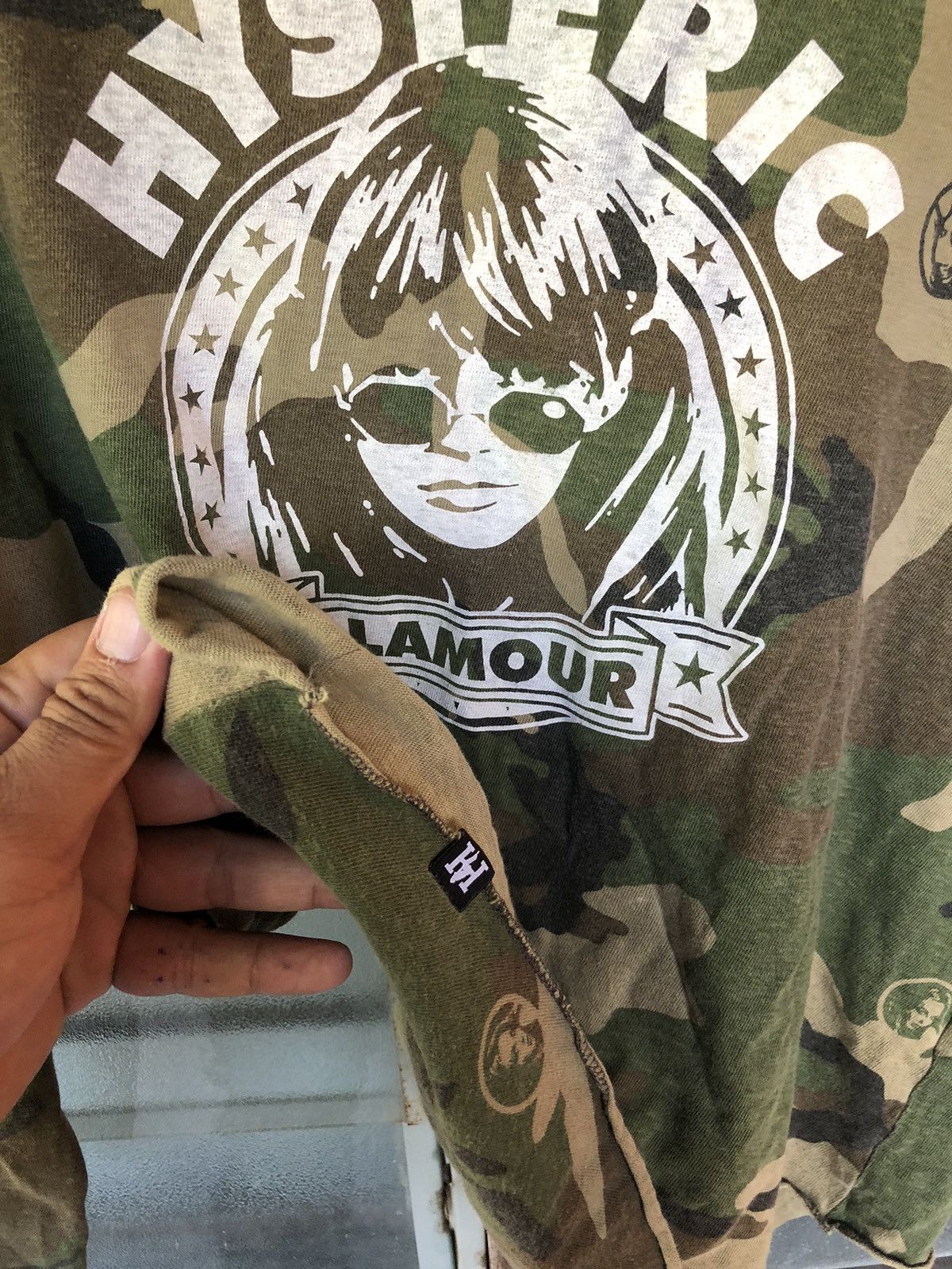 Hysteric Glamour Rare Hysteric Glamour Army Camouflage Shirt Tee Size US L / EU 52-54 / 3 - 8 Thumbnail