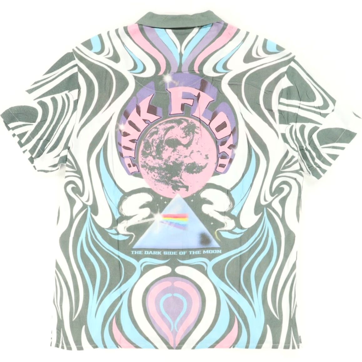 Vintage Pink Floyd Dark Side of the Moon Rayon All Over Print Button Up Shirt Men's M Size US M / EU 48-50 / 2 - 4 Thumbnail