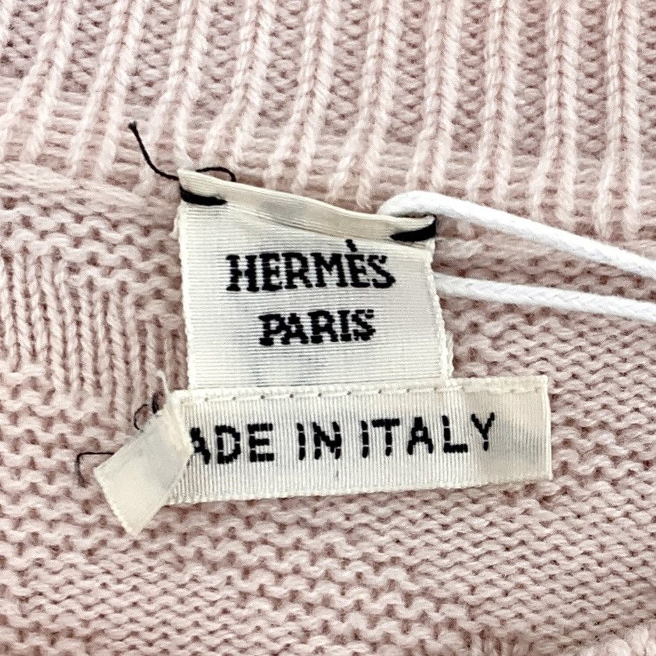 Hermes Hermes Allover Jacquard Wool Long Sleeve Knit Sweater K26WX Size XXS / US 00 / IT 34 - 5 Thumbnail
