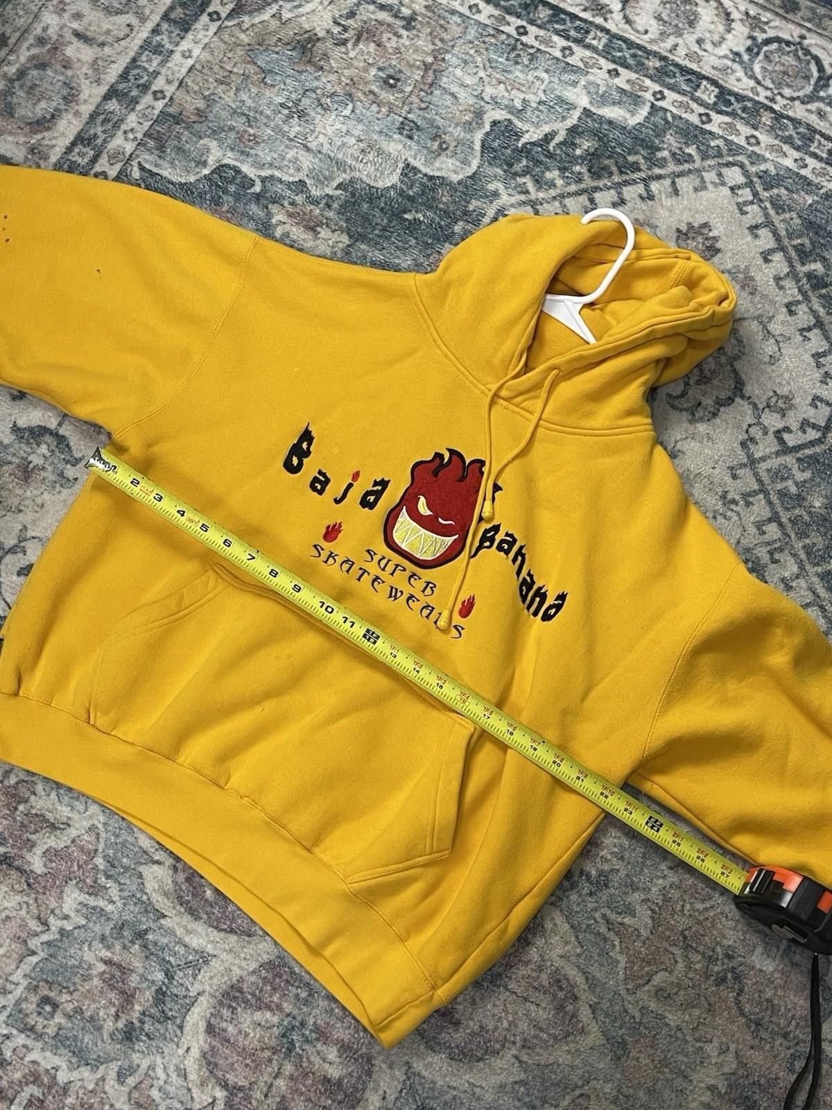 Independent Truck Co. Y2K Baja Banana Skate Hoodie Yellow Flame Size L Rare Size US L / EU 52-54 / 3 - 11 Thumbnail