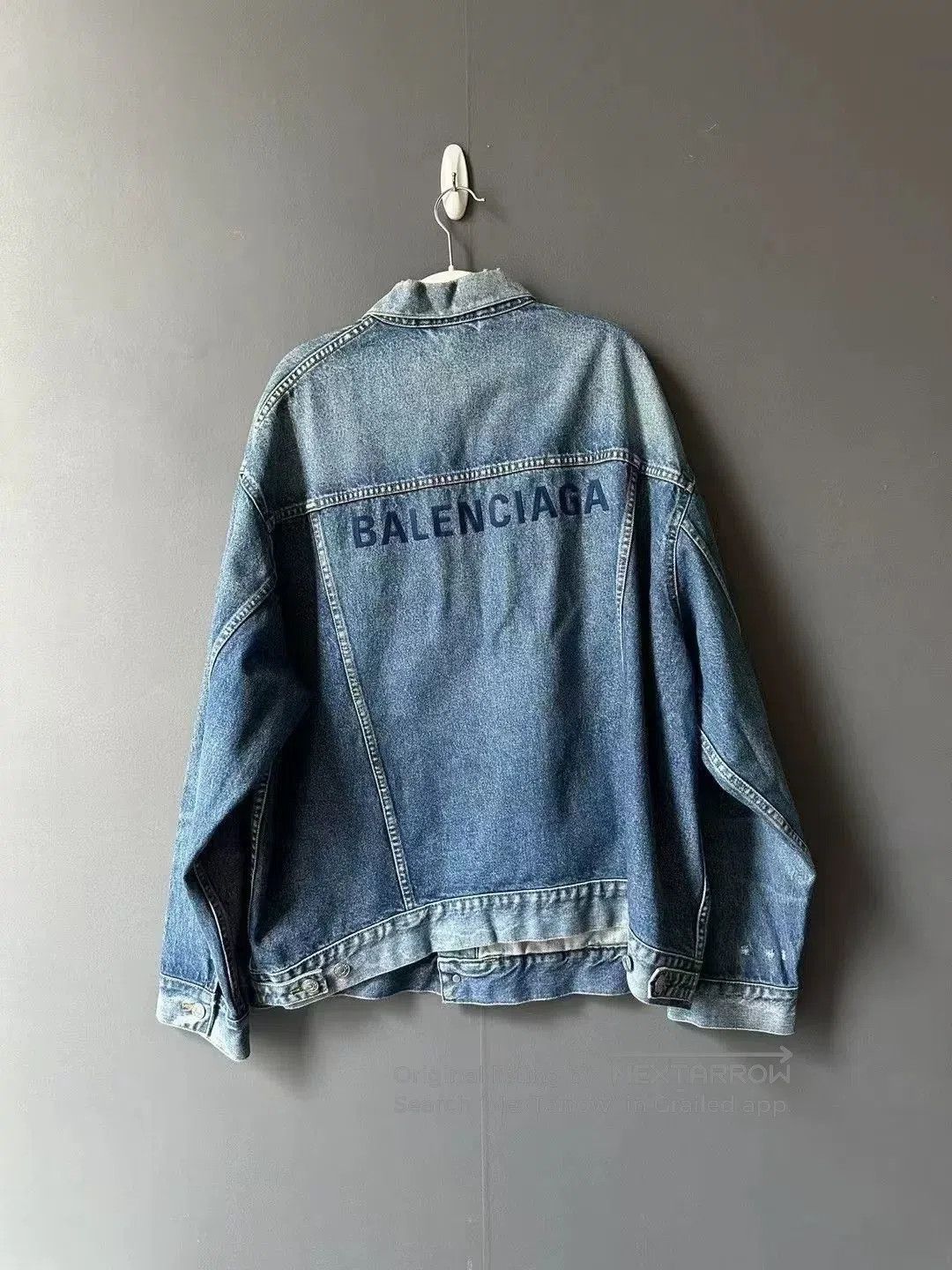 Balenciaga Balenciaga Logo Embroidered Denim Jacket. Size US M / EU 48-50 / 2 - 1 Thumbnail