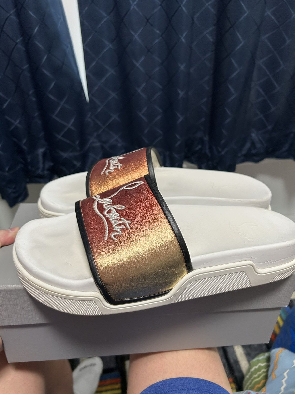 Christian Louboutin Christian Louboutin slides Size US 12 / EU 45 - 3 Thumbnail