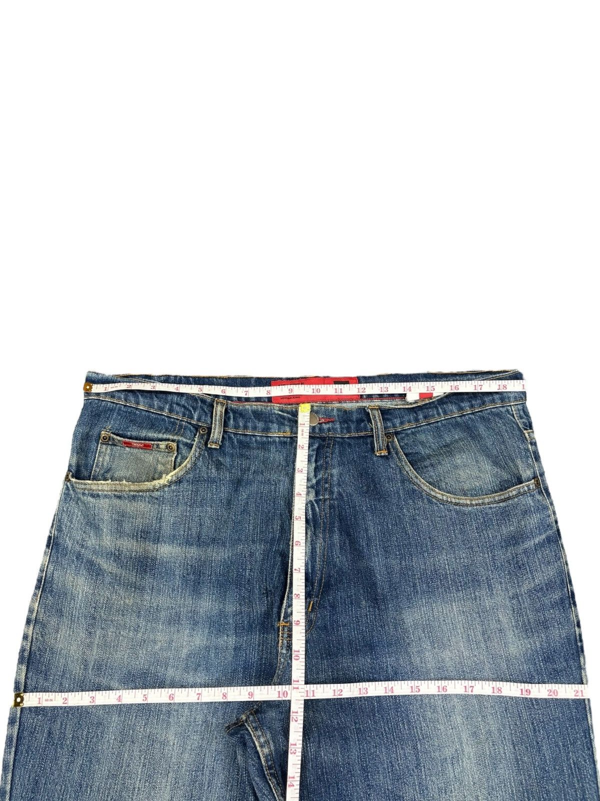 Mossimo Vintage Japanese Mossimo Faded Distressed Baggy Jeans Size US 38 / EU 54 - 10 Thumbnail