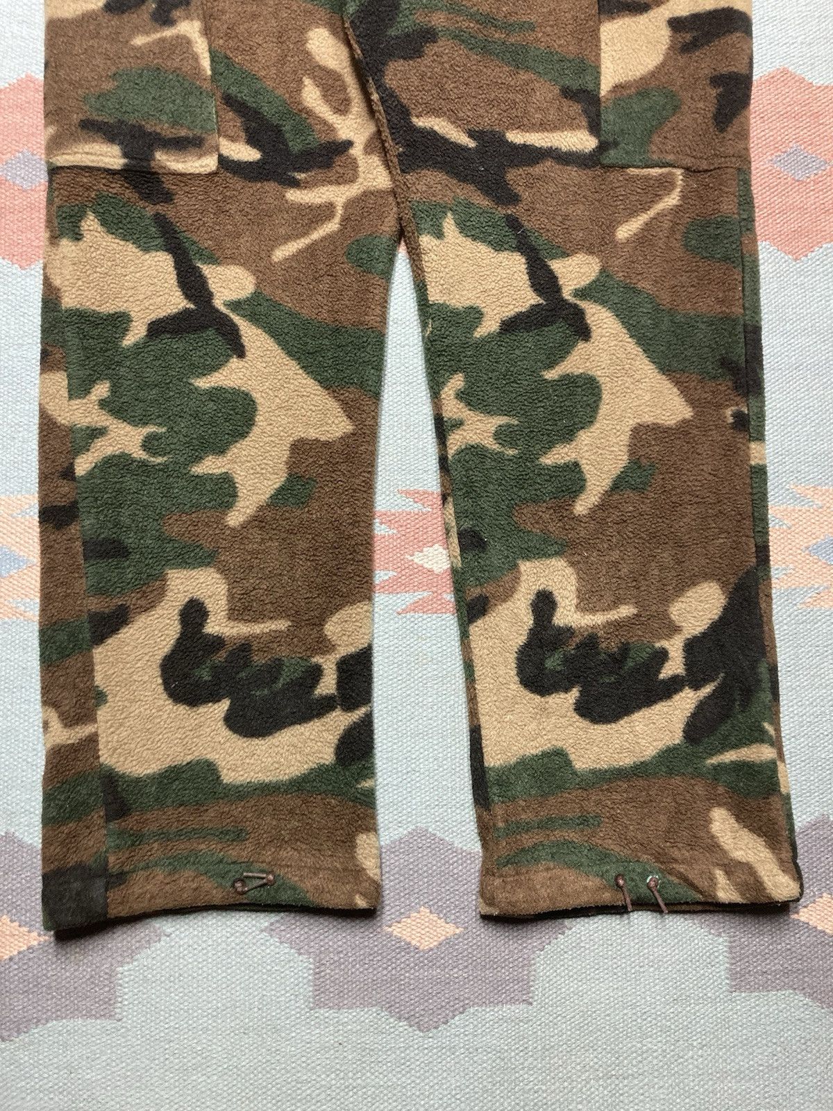Vintage Remington camo cargo pants fleece soft woodland baggy XXL Size US 36 / EU 52 - 2 Thumbnail