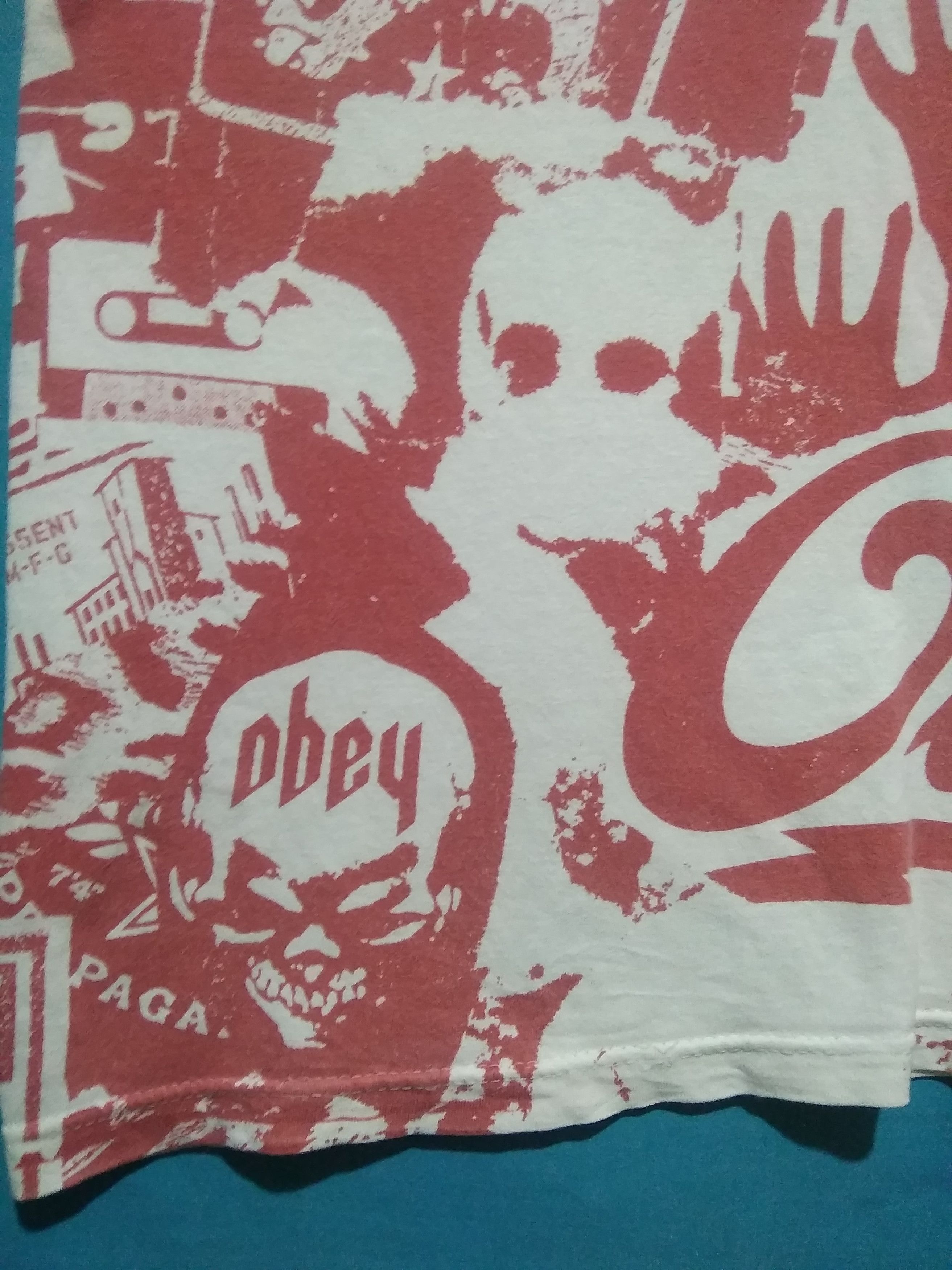 Vans Sick 🔥Rare Vtg OBEY Seditionaries PunK AOP bands parody Size US L / EU 52-54 / 3 - 8 Thumbnail
