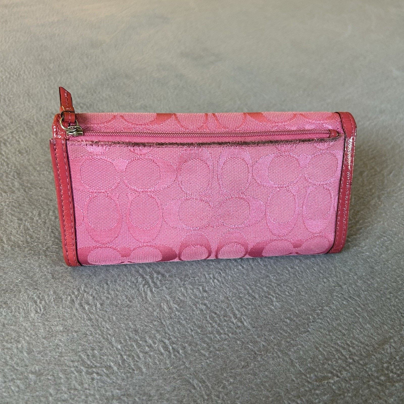 Coach COACH Canvas Leather Soho PINK Signature Bi-fold wallet Size ONE SIZE - 2 Thumbnail