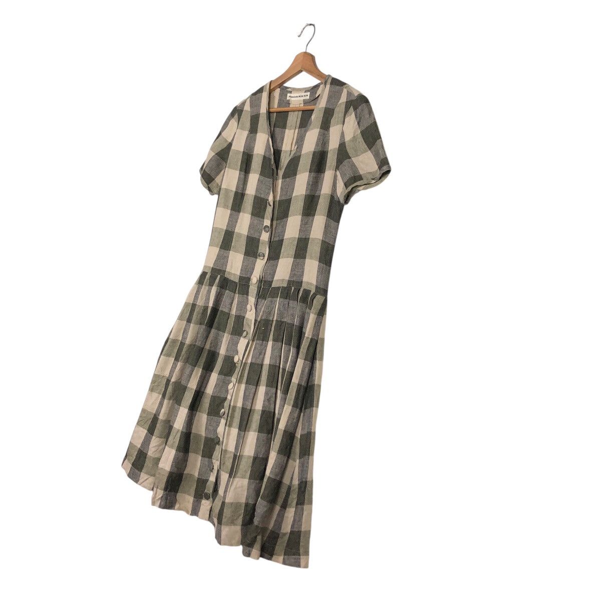 Issey Miyake 📌Vintage Gowns Mademoiselle Non Non Tartan Design Size M / US 6-8 / IT 42-44 - 3 Thumbnail