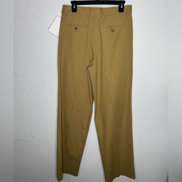 Celine Celine Pleated Trousers Cotton Canvas Beige Men’s IT 46/US 3 Size US 36 / EU 52 - 3 Thumbnail