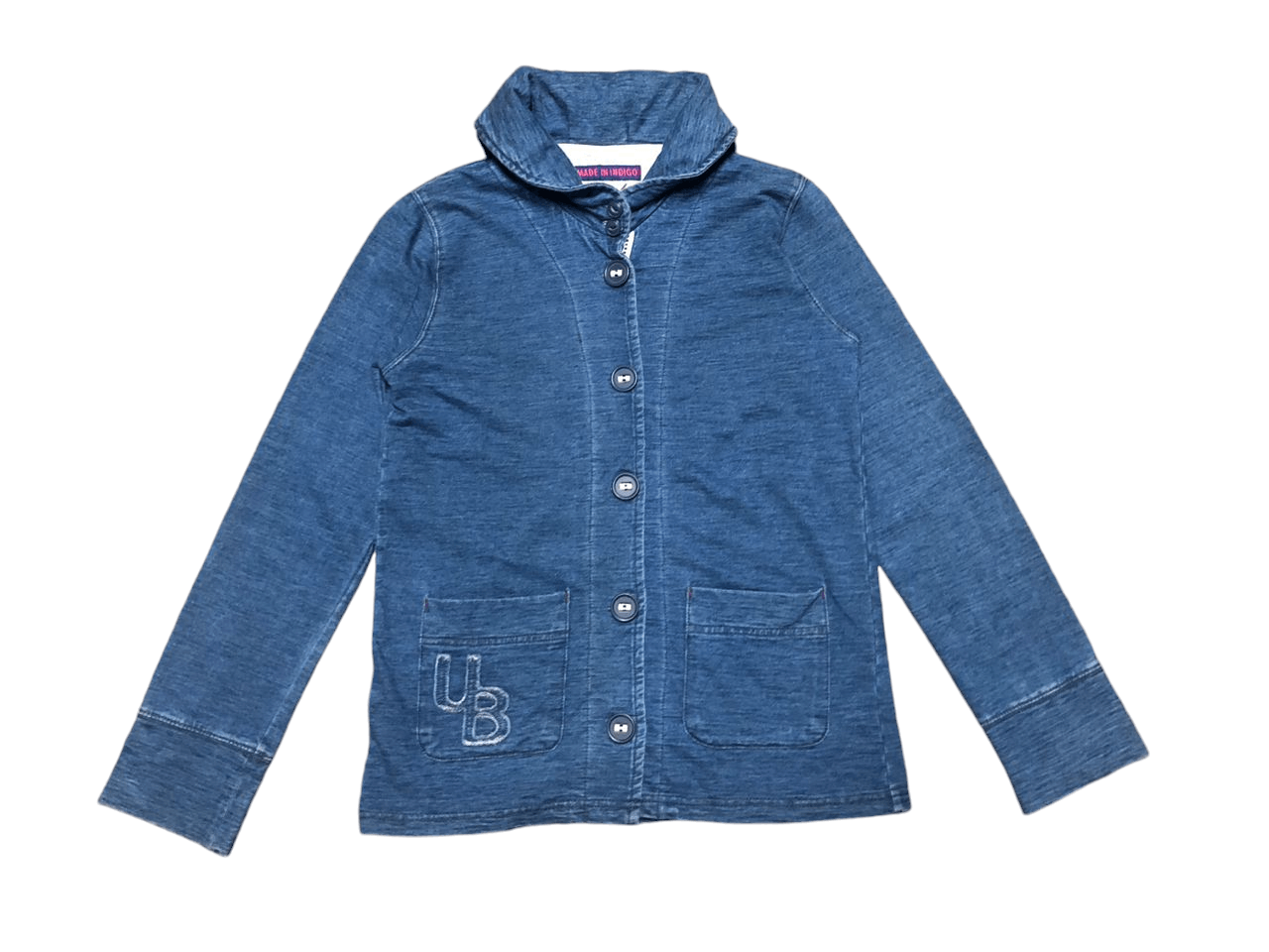 Japanese Brand Vintage Une Brisel Indigo Deck Made In Indigo Size S / US 4 / IT 40 - 1 Thumbnail