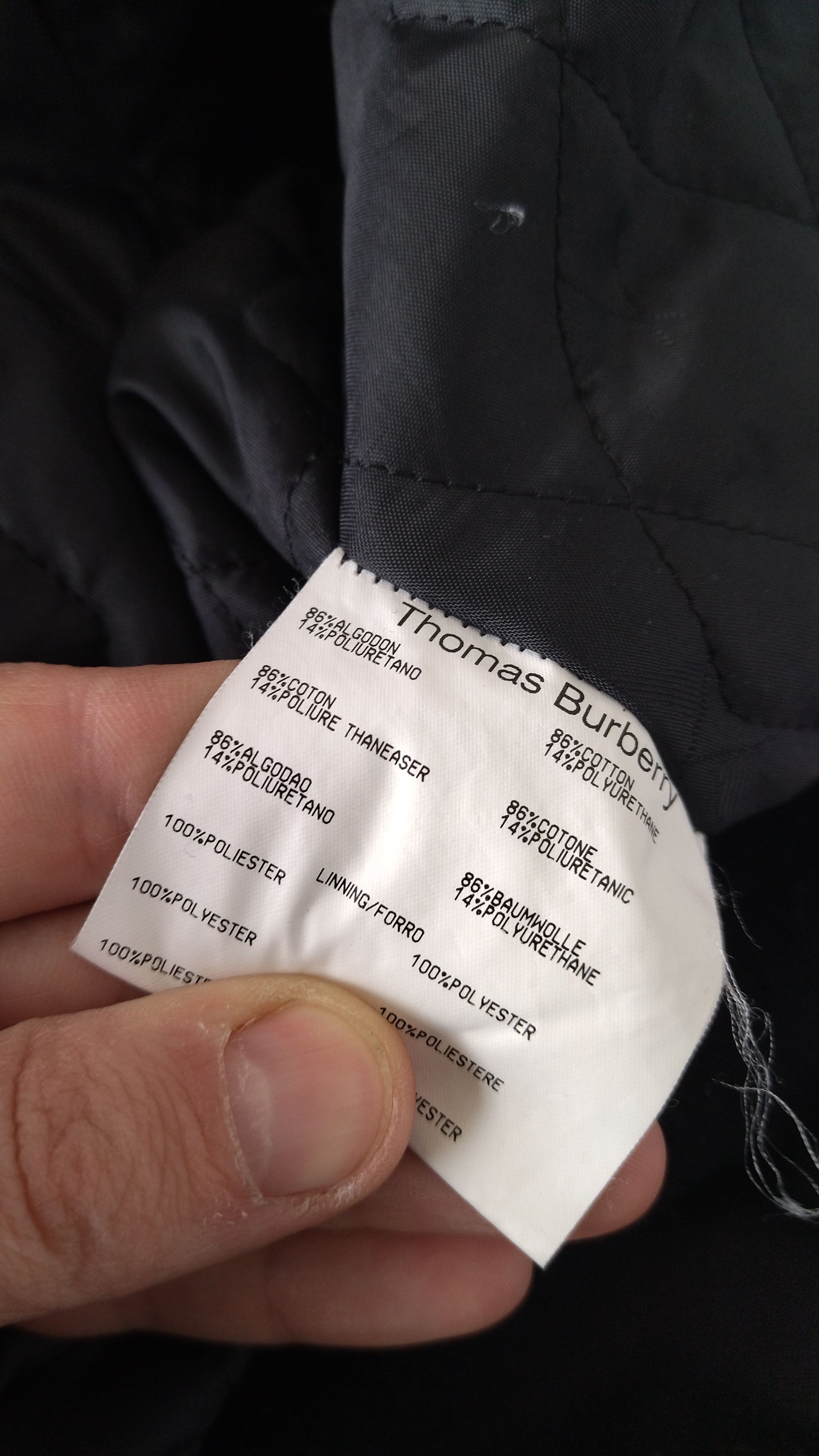 Burberry Vintage womens Thomas Burberry jacket Size L / US 10 / IT 46 - 8 Thumbnail