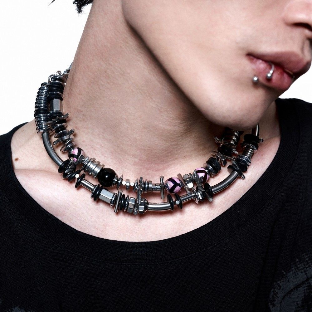 Other New Trend STEAL! Y2K Chains Necklace Chain Size ONE SIZE - 2 Thumbnail