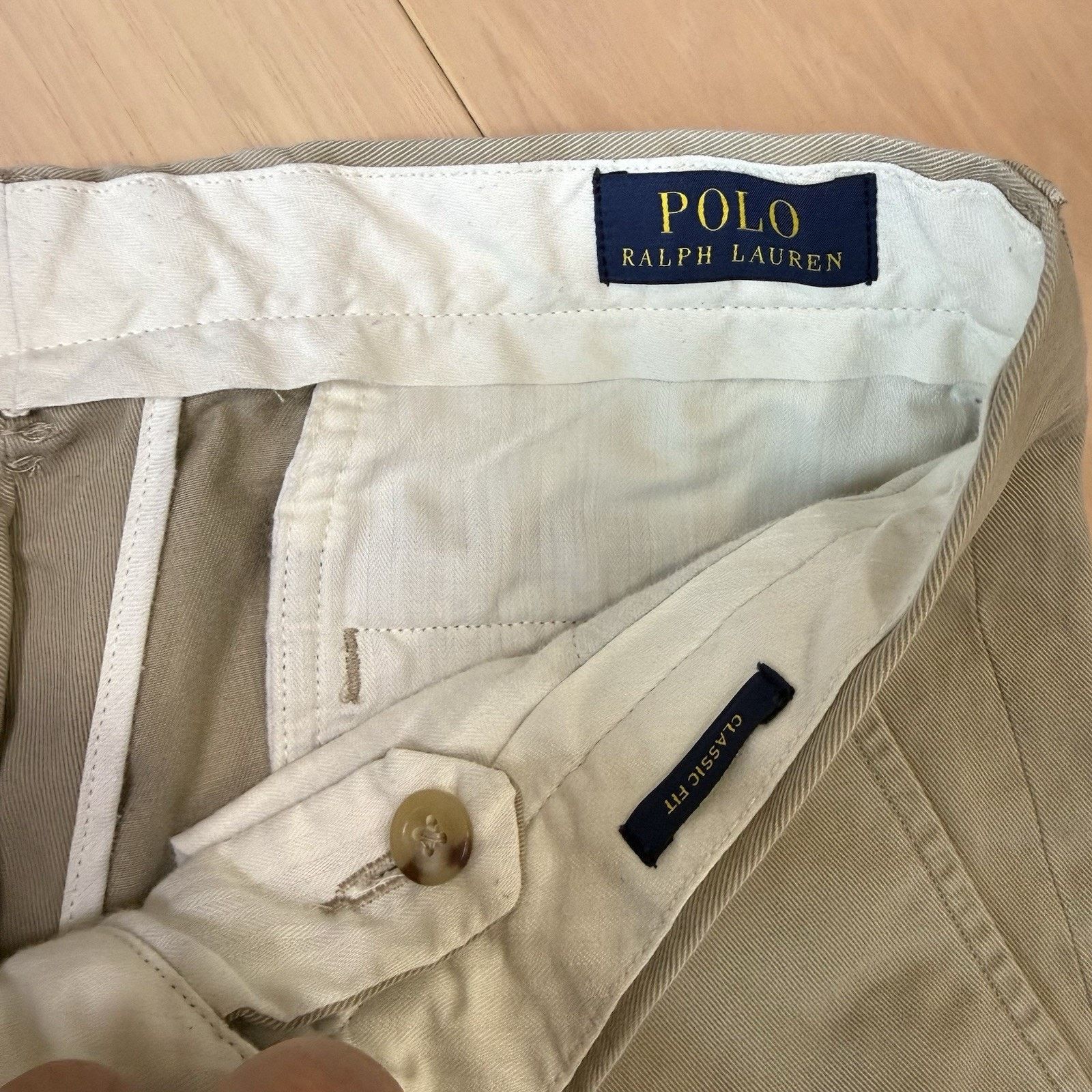 Polo Ralph Lauren Polo Ralph Lauren Chino Pants 32 Khaki Straight Leg Military Size US 32 / EU 48 - 5 Thumbnail