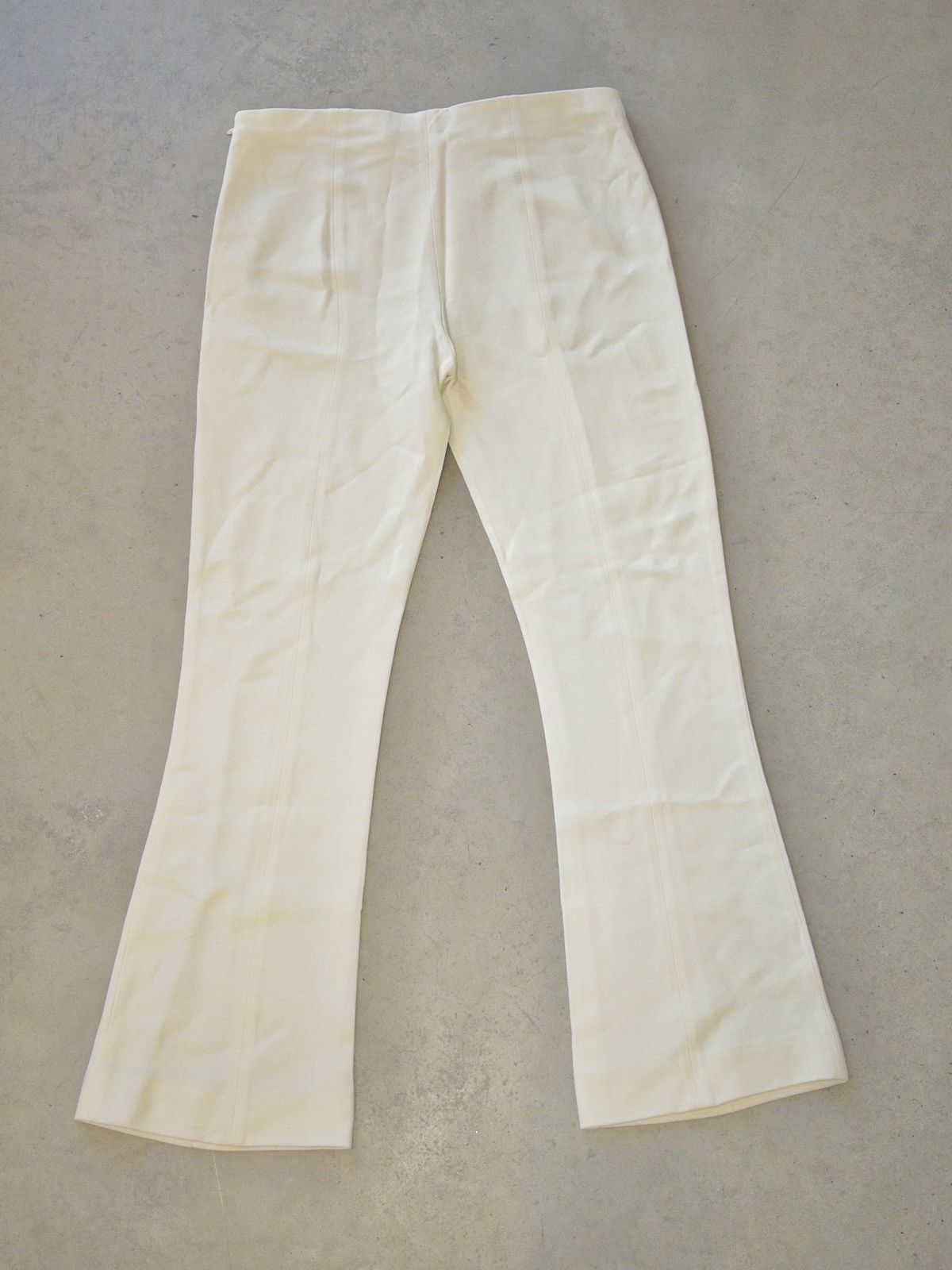 The Row The Row Women's White Stretch Wide Leg Viscose Pants. Size 2 Size 26" / US 2 / IT 38 - 2 Thumbnail