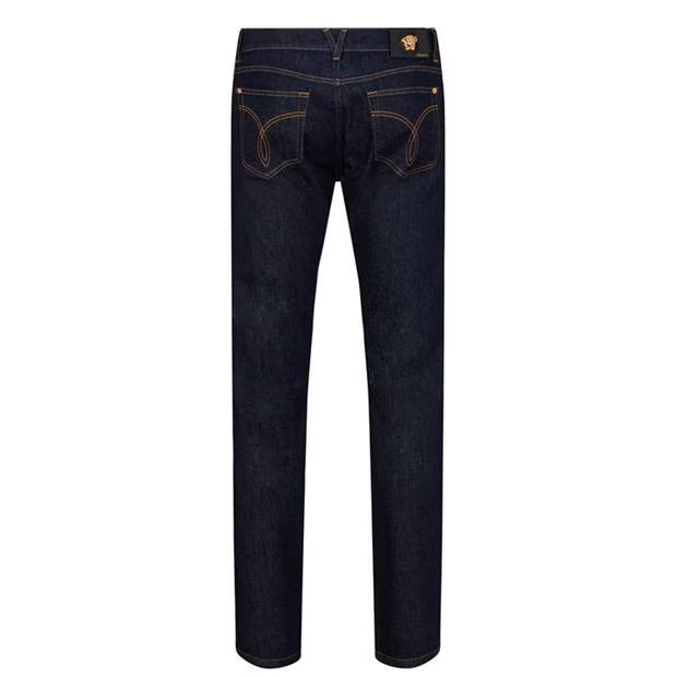 Versace o1g2r1mq0824 Eco Slim Jeans in Navy Blue Size US 32 / EU 48 - 2 Thumbnail