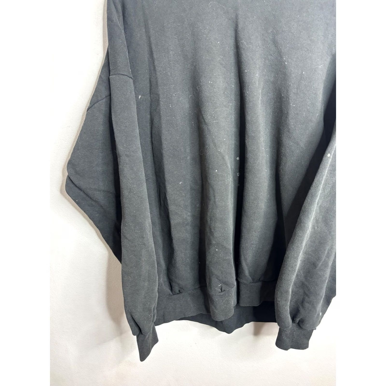 Jerzees VINTAGE Jerzees Sweatshirt Mens 2XL Black Crewneck Fleece Pullover Made USA 90s Size US XXL / EU 58 / 5 - 2 Thumbnail