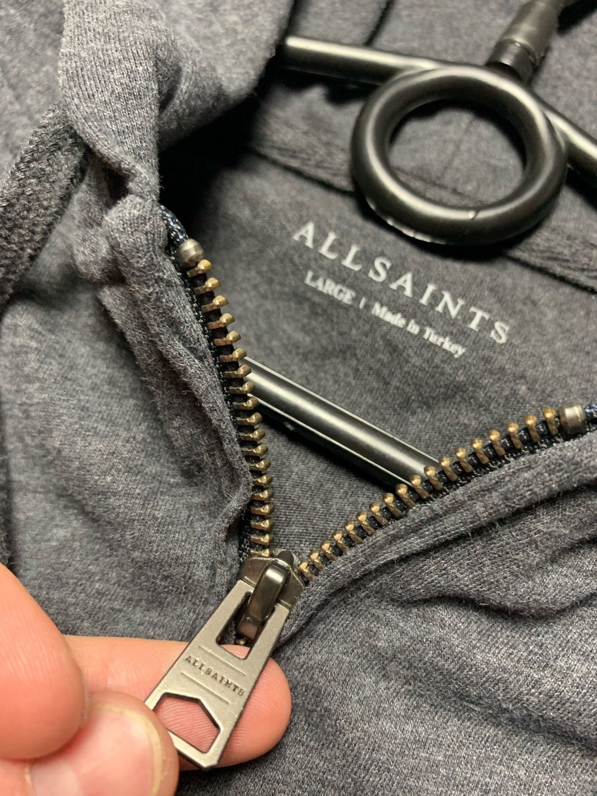 Allsaints Allsaints zip up hoodie size L Size US L / EU 52-54 / 3 - 4 Thumbnail