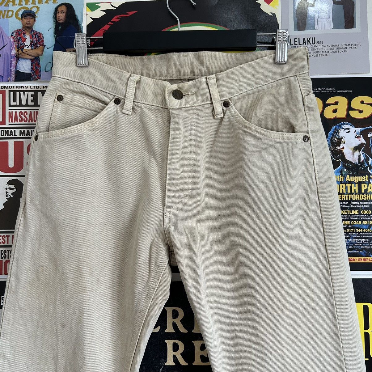 Lee Vintage Lee JPN Flare Distressed Denim Size US 31 - 2 Thumbnail